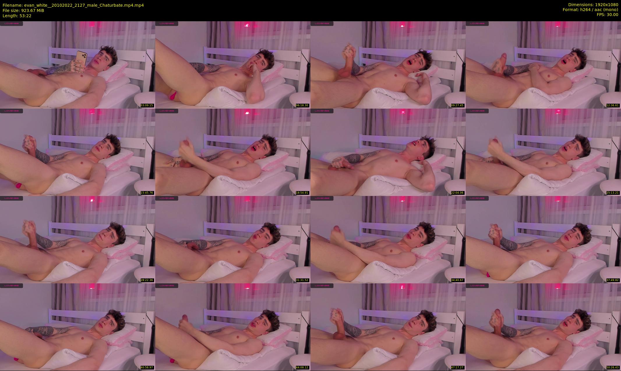evan_white_ — 54 minute Chaturbate male cam show recording, 1080p, Oct 20, 2022