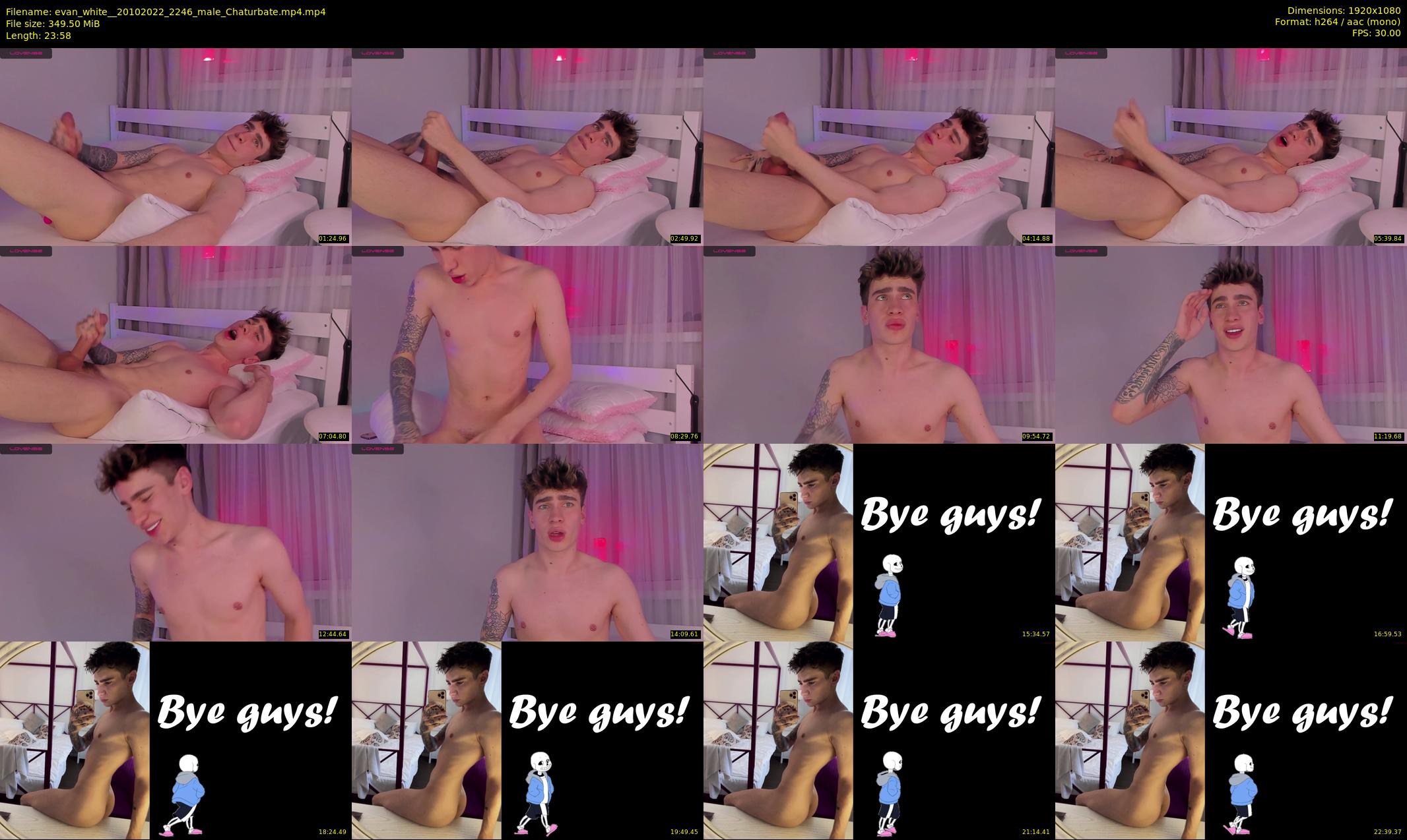evan_white_ — 24 minute Chaturbate male cam show recording, 1080p, Oct 20, 2022