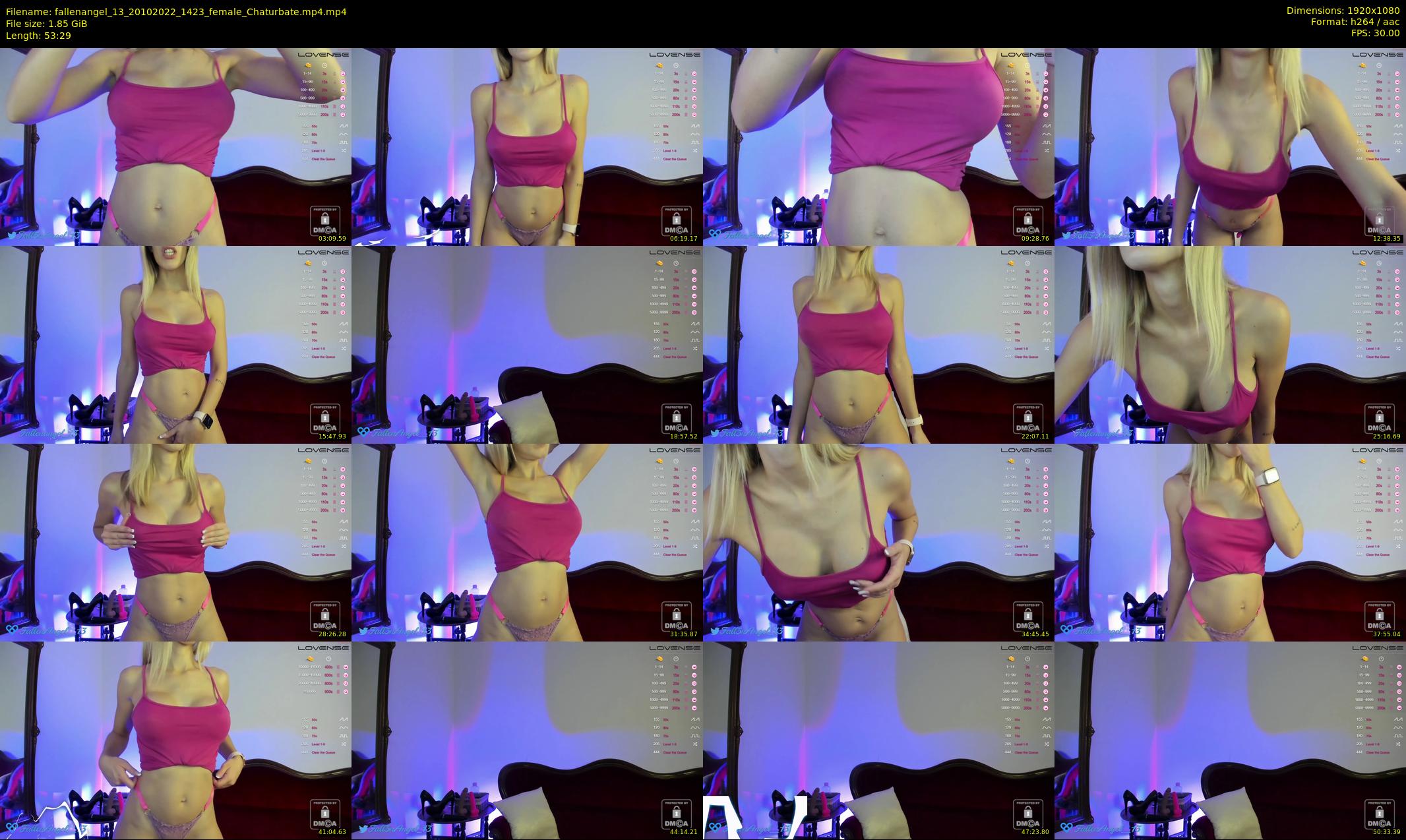 fallenangel_13 — 54 minute Chaturbate female cam show recording, 1080p, Oct 20, 2022