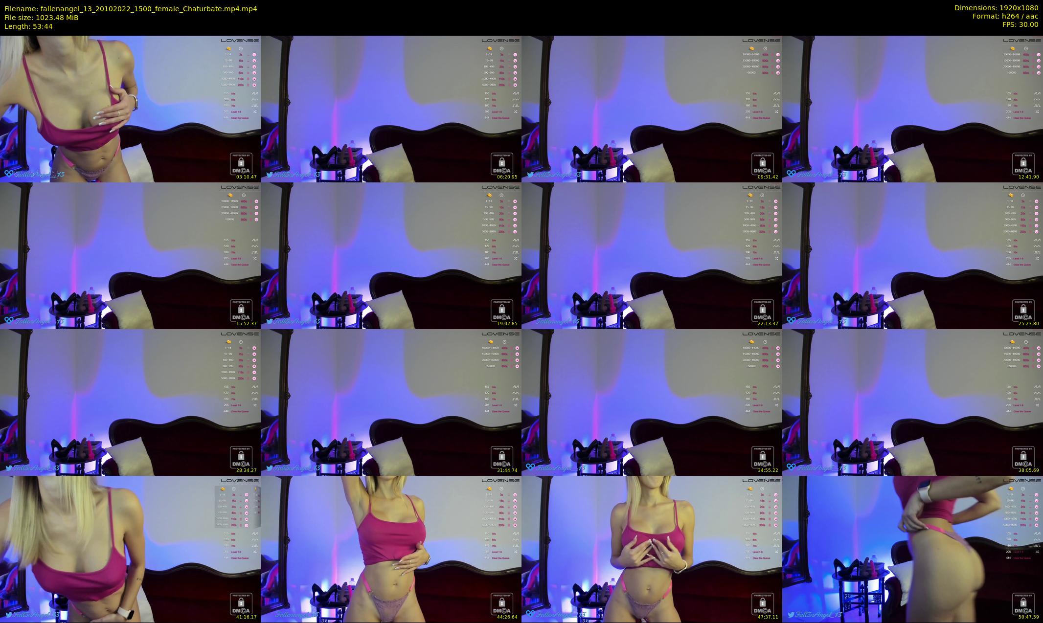 fallenangel_13 — 54 minute Chaturbate female cam show recording, 1080p, Oct 20, 2022