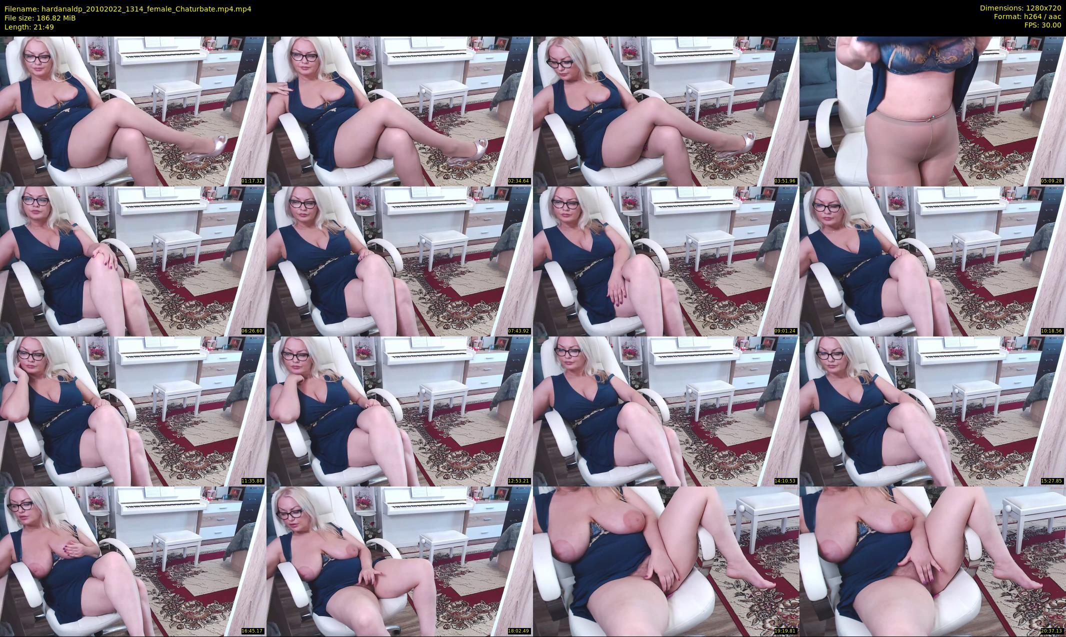 hardanaldp — 22 minute Chaturbate female cam show recording, 720p, Oct 20, 2022