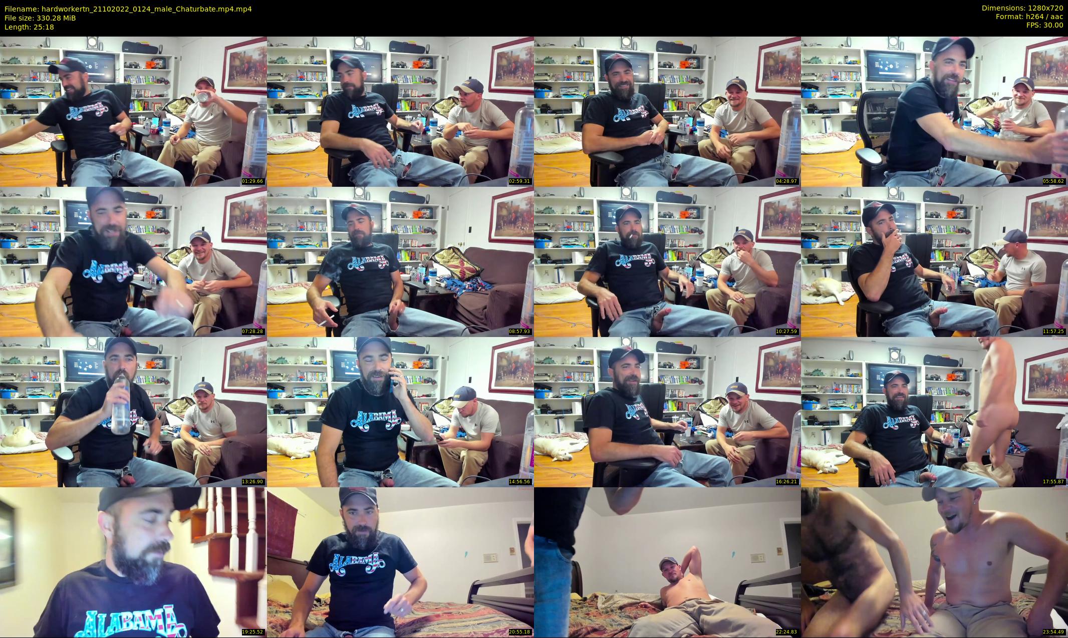 hardworkertn — 26 minute Chaturbate male cam show recording, 720p, Oct 21, 2022
