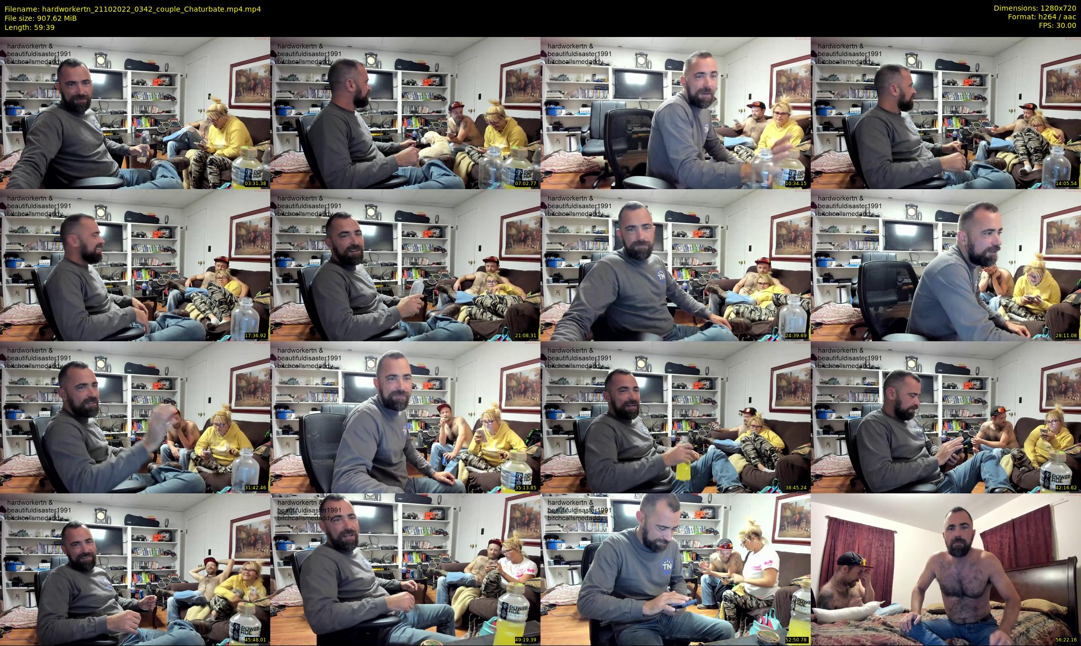 hardworkertn — 60 minute Chaturbate male cam show recording, 720p, Oct 21, 2022