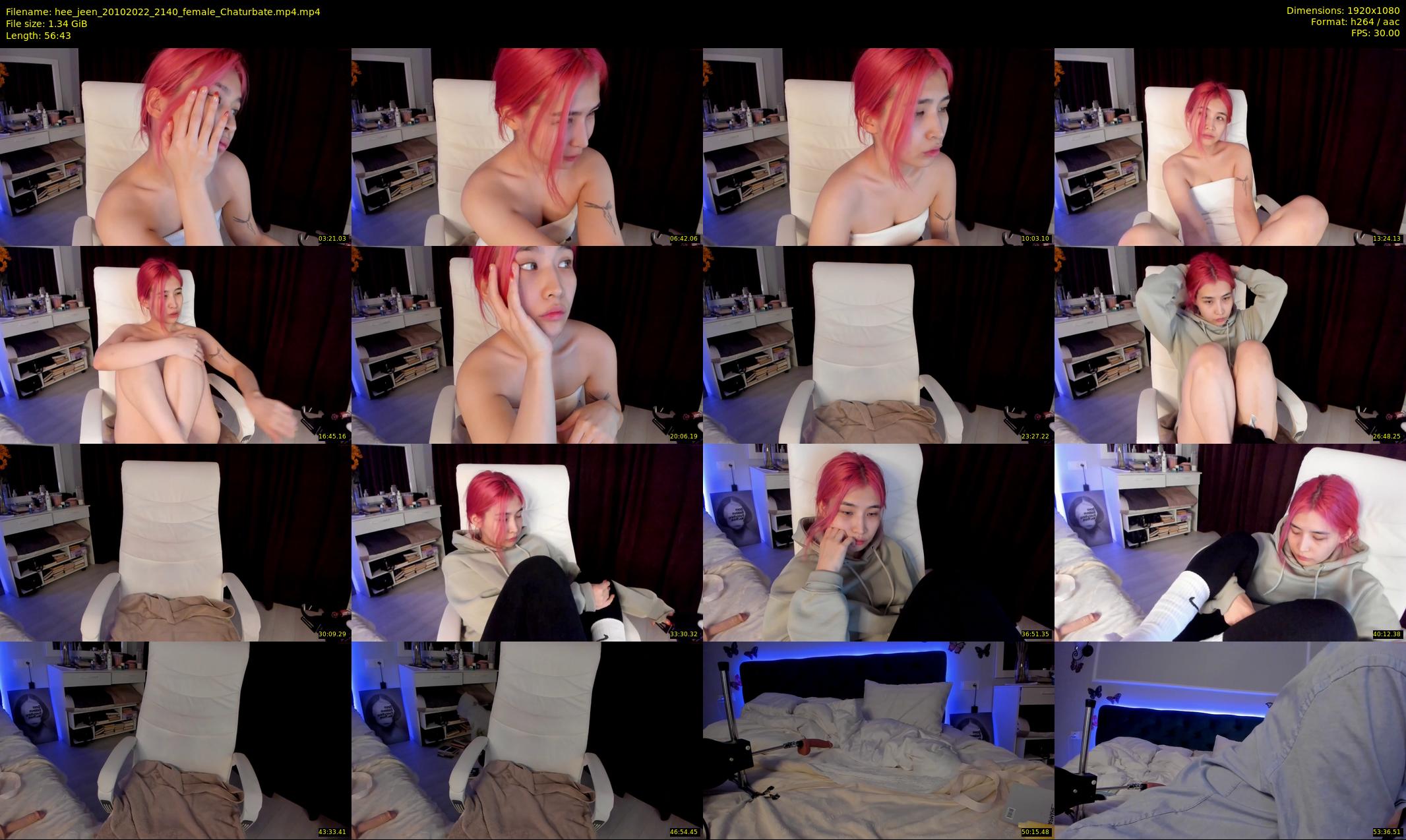 hee_jeen — 57 minute Chaturbate female cam show recording, 1080p, Oct 20, 2022