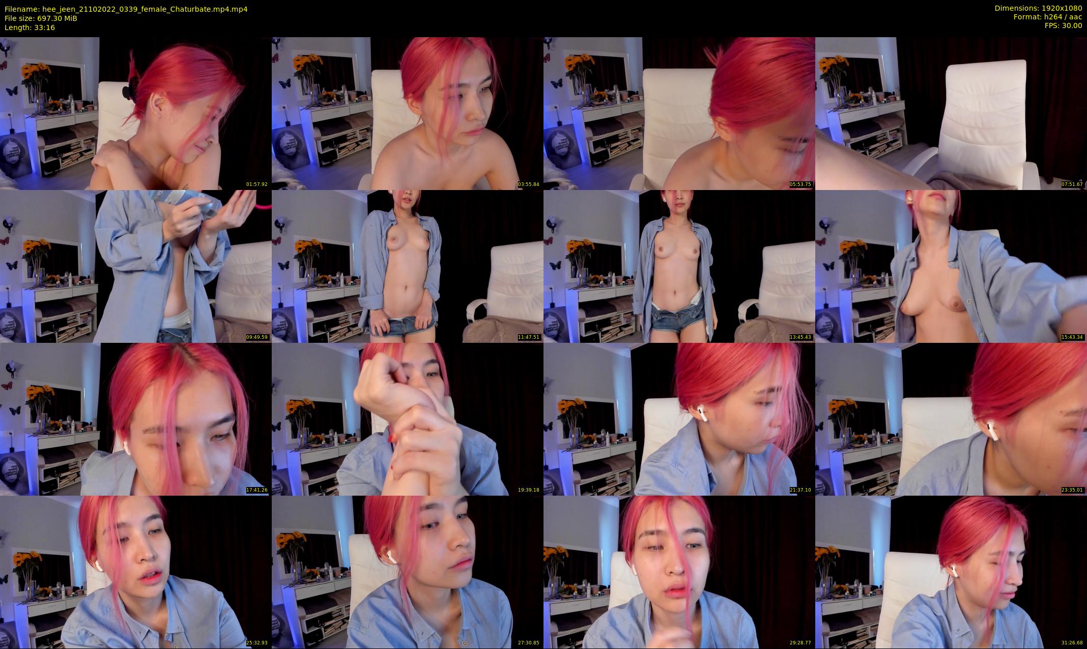 hee_jeen — 34 minute Chaturbate female cam show recording, 1080p, Oct 21, 2022