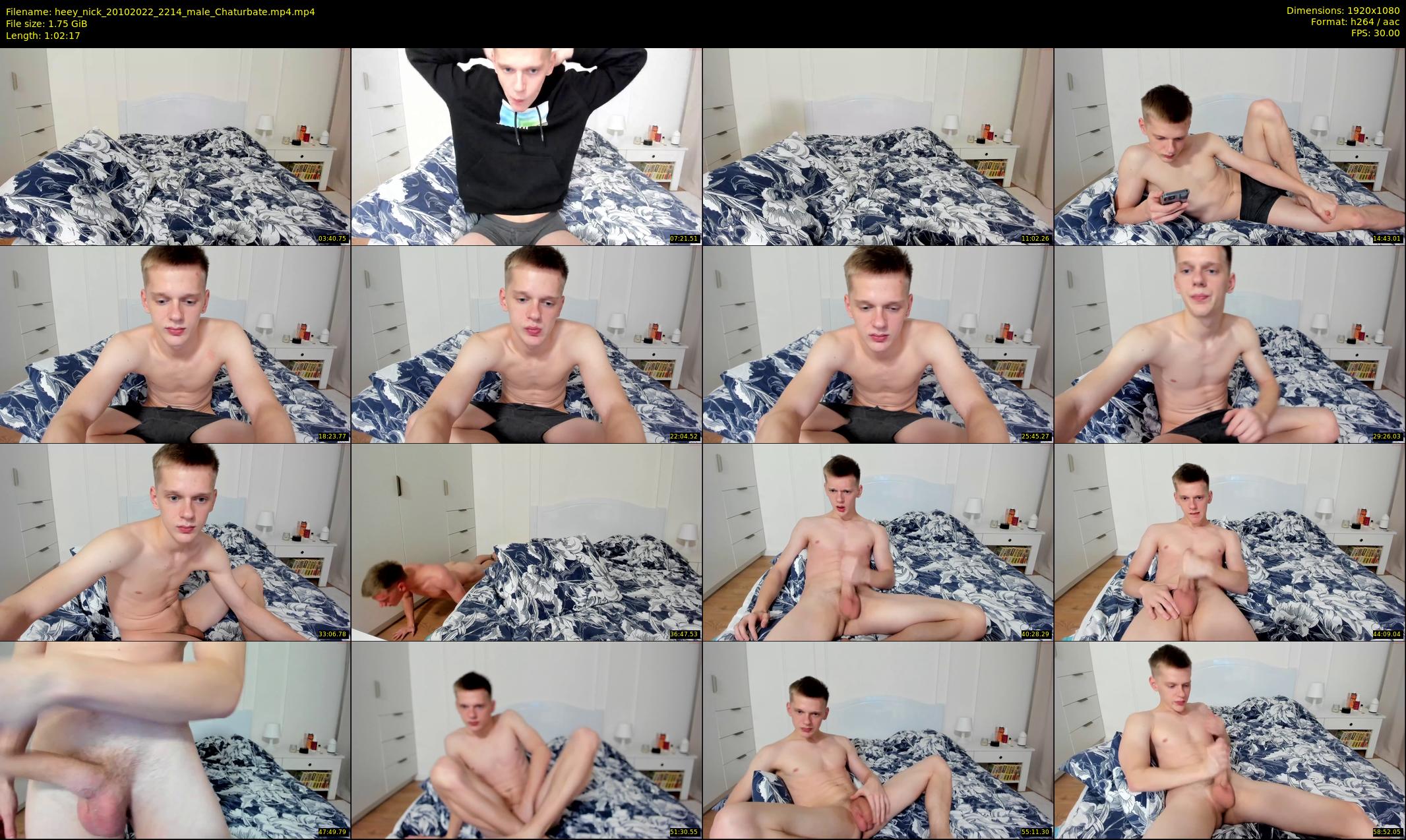 heey_nick — 63 minute Chaturbate male cam show recording, 1080p, Oct 20, 2022