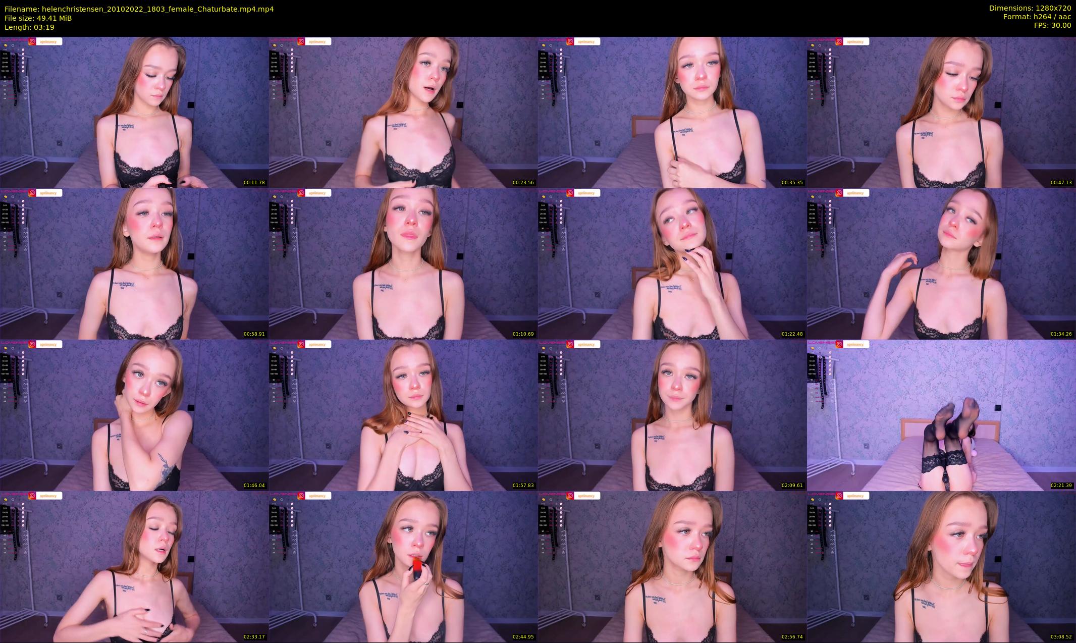 helenchristensen — 4 minute Chaturbate female cam show recording, 720p, Oct 20, 2022