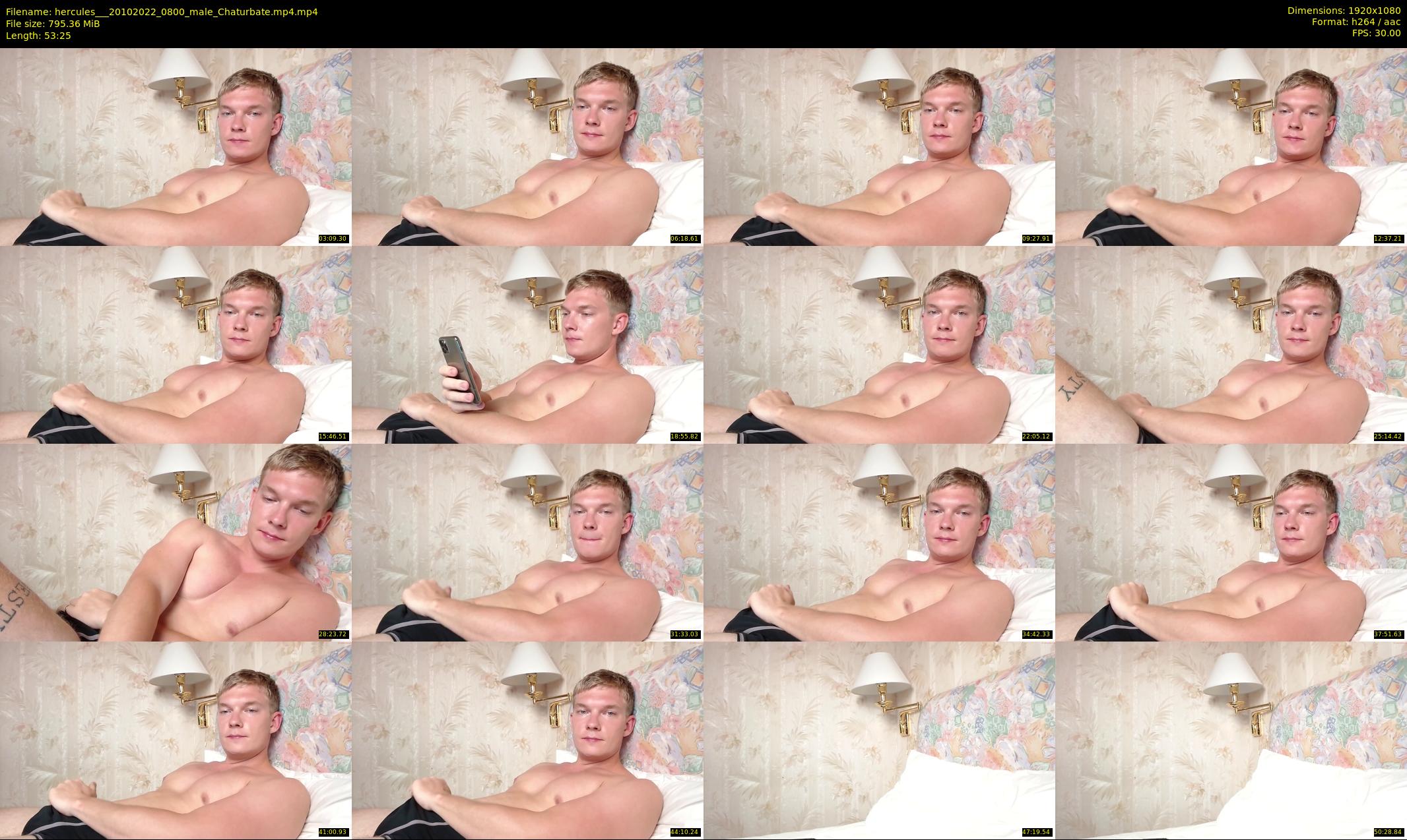 hercules__ — 54 minute Chaturbate male cam show recording, 1080p, Oct 20, 2022