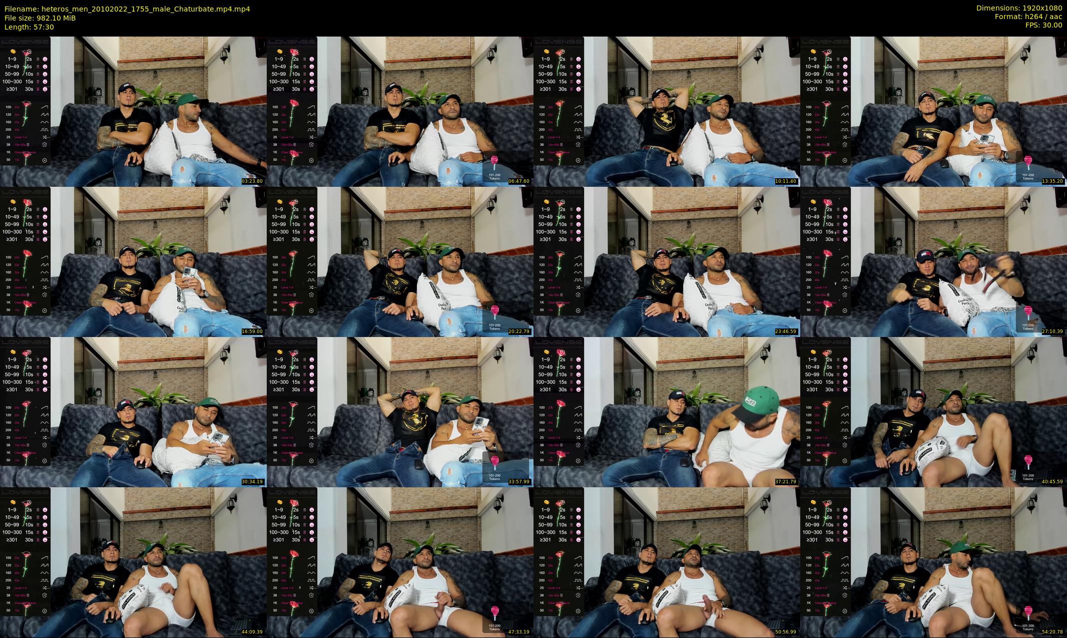 heteros_men — 58 minute Chaturbate male cam show recording, 1080p, Oct 20, 2022