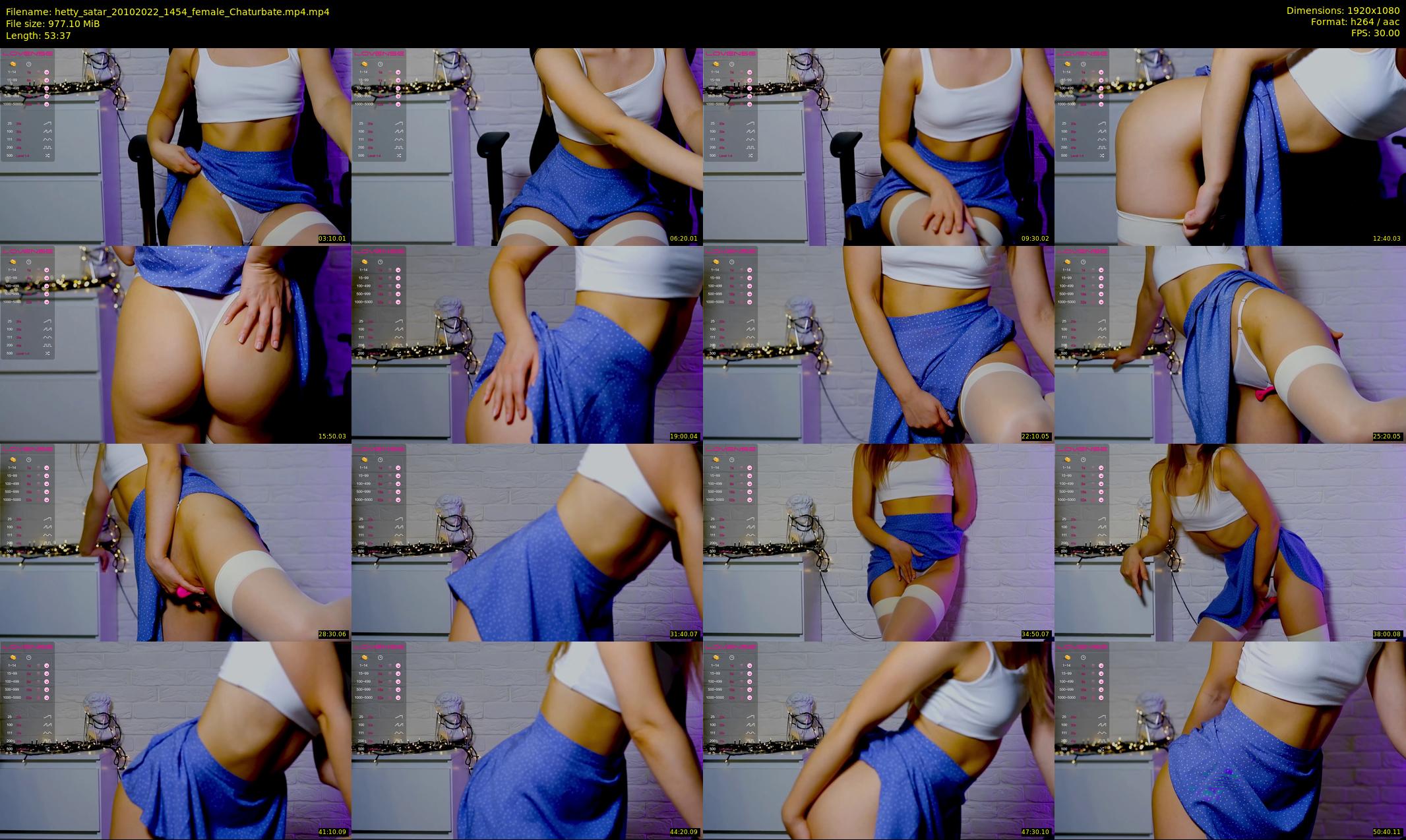 hetty_satar — 54 minute Chaturbate female cam show recording, 1080p, Oct 20, 2022