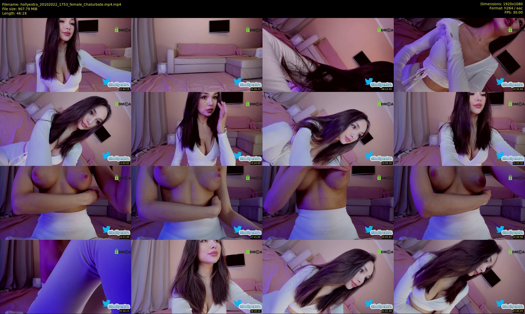 hollyextra — 47 minute Chaturbate female cam show recording, 1080p, Oct 20, 2022