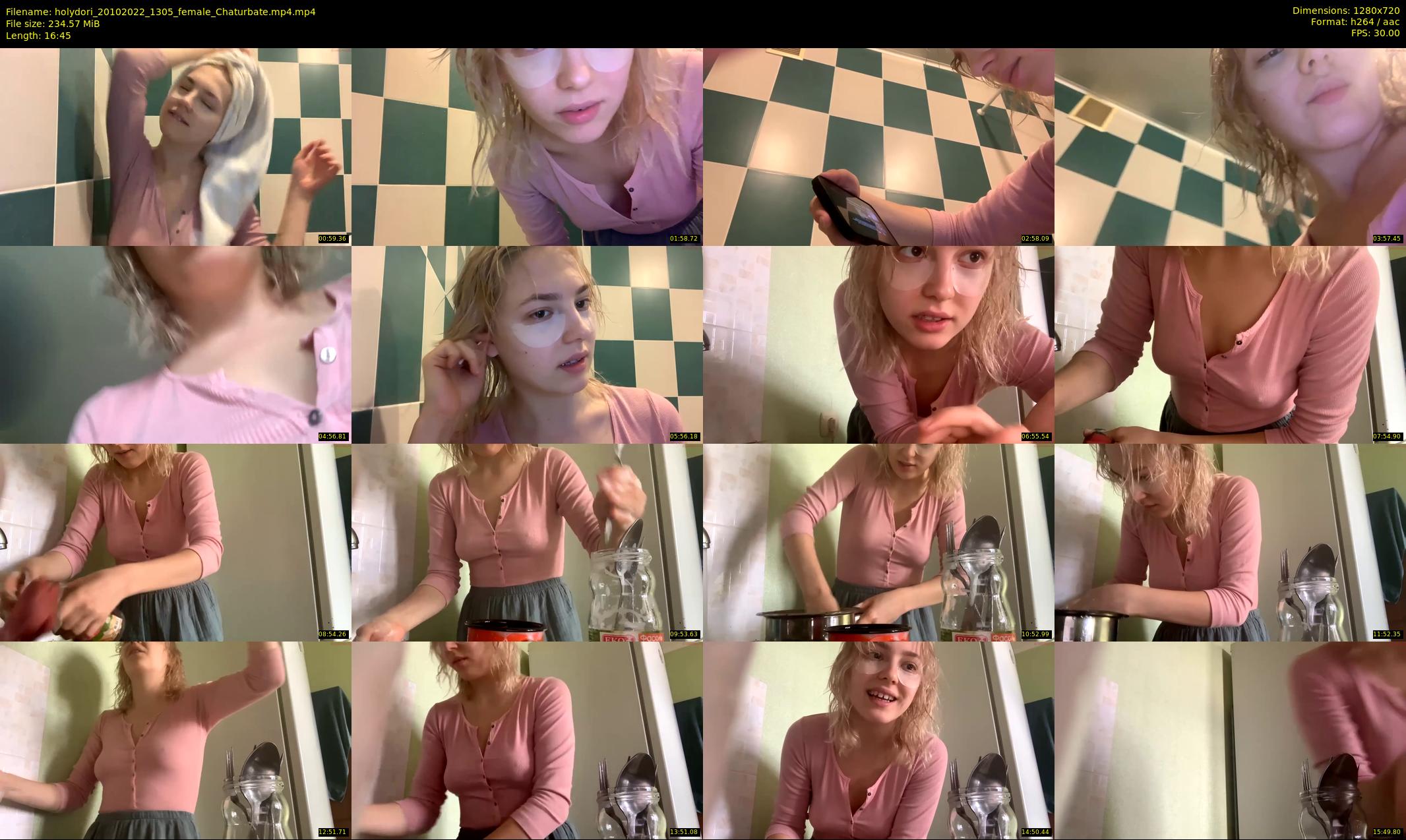 holydori — 17 minute Chaturbate female cam show recording, 720p, Oct 20, 2022