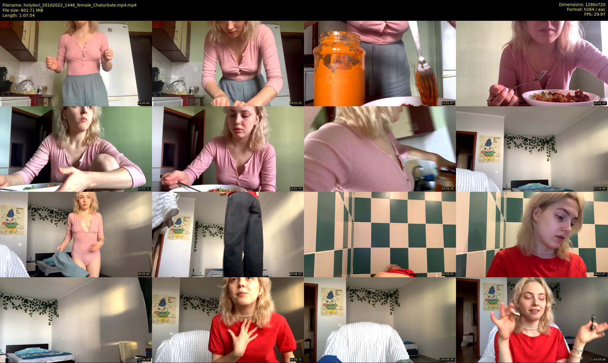 holydori — 68 minute Chaturbate female cam show recording, 720p, Oct 20, 2022