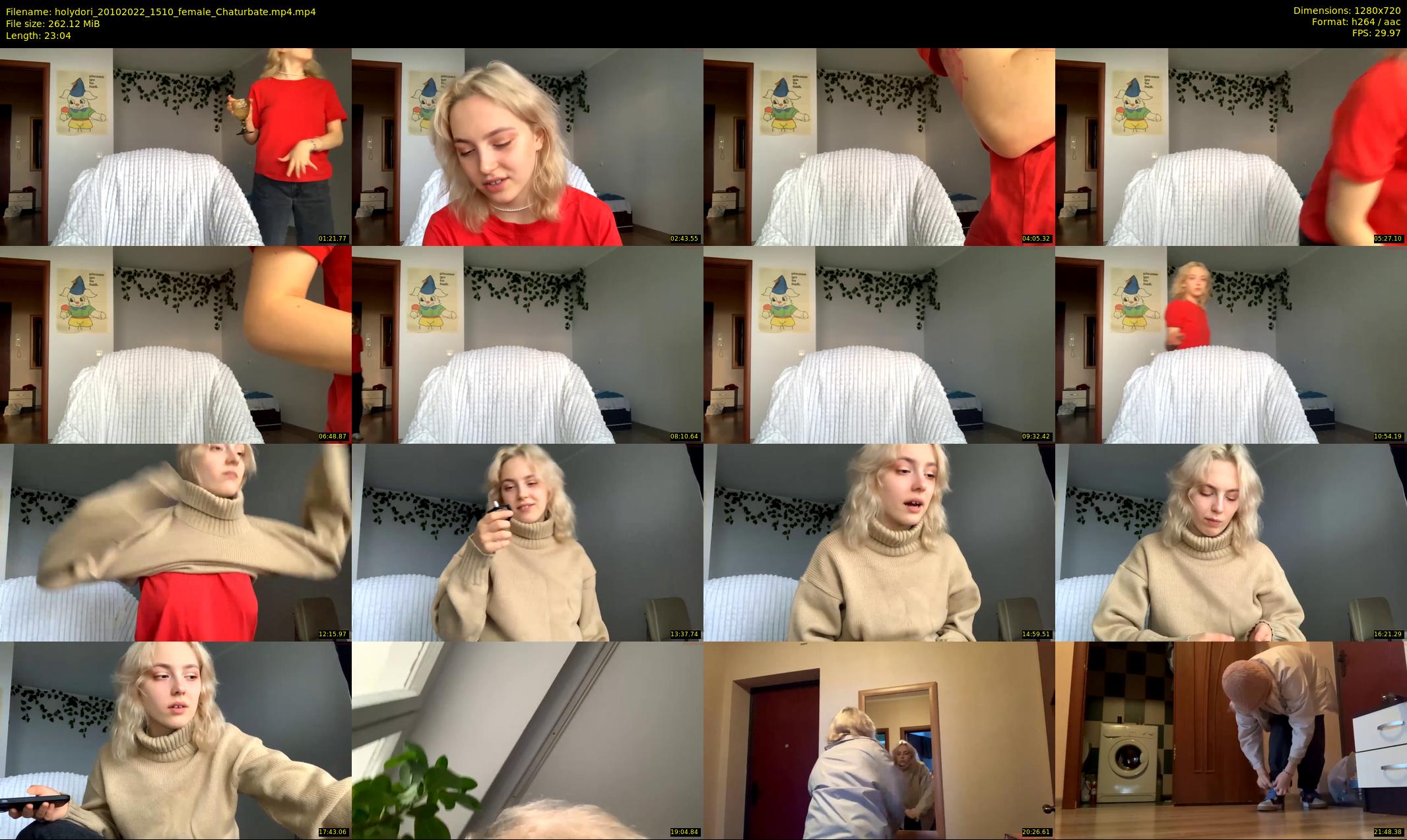 holydori — 24 minute Chaturbate female cam show recording, 720p, Oct 20, 2022