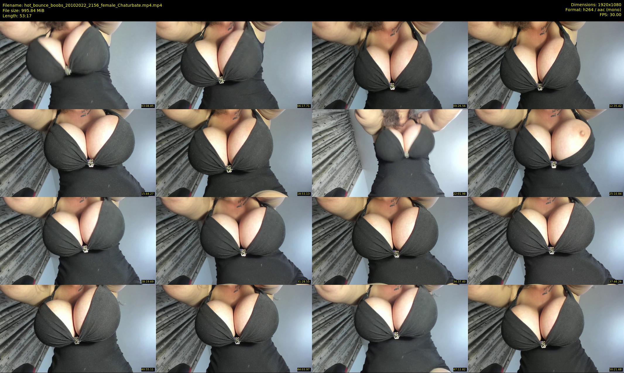 hot_bounce_boobs — 54 minute Chaturbate female cam show recording, 1080p, Oct 20, 2022