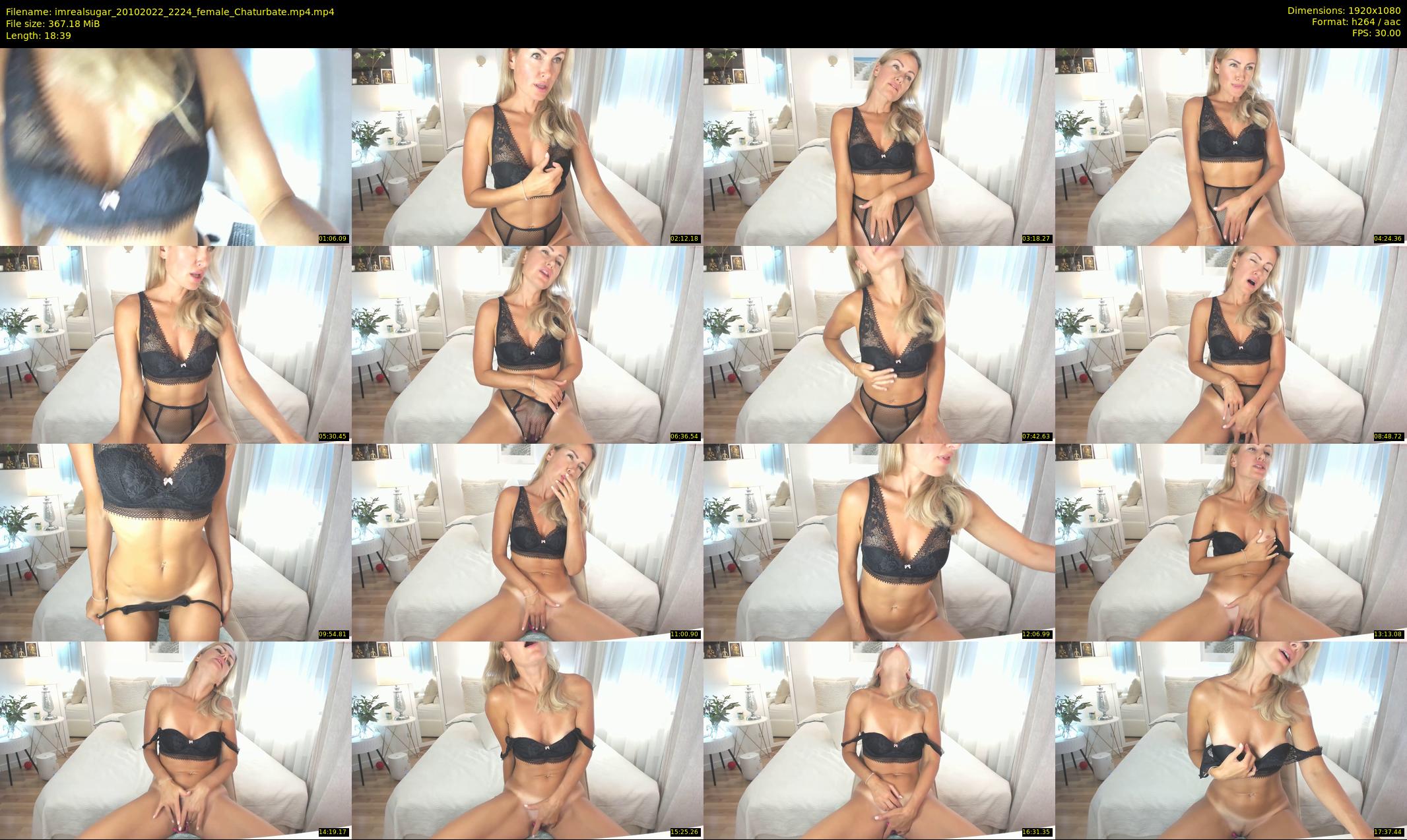 imrealsugar — 19 minute Chaturbate female cam show recording, 1080p, Oct 20, 2022