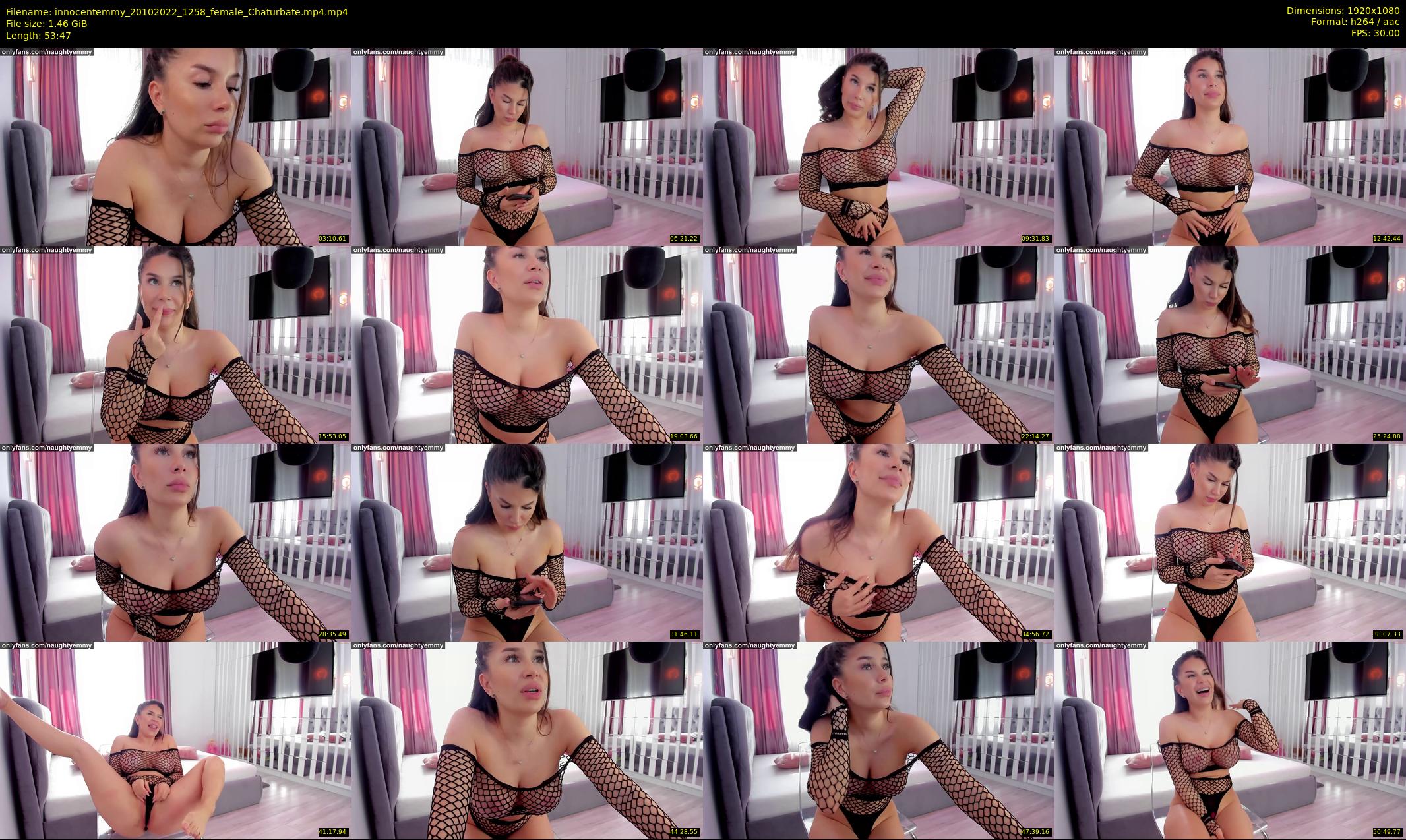 innocentemmy — 54 minute Chaturbate female cam show recording, 1080p, Oct 20, 2022
