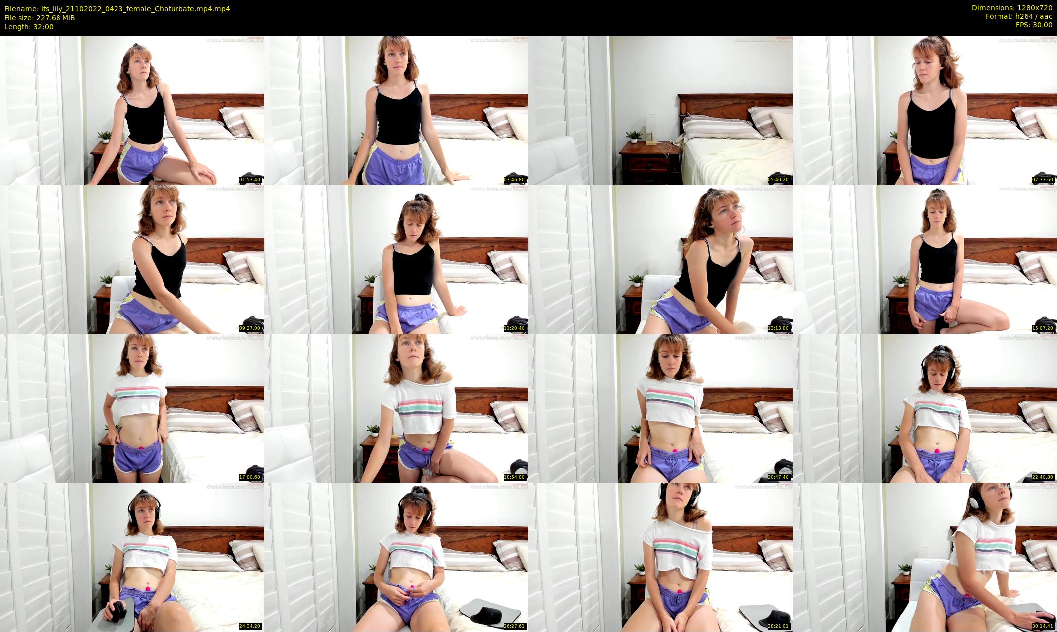its_lily — 32 minute Chaturbate female cam show recording, 720p, Oct 21, 2022