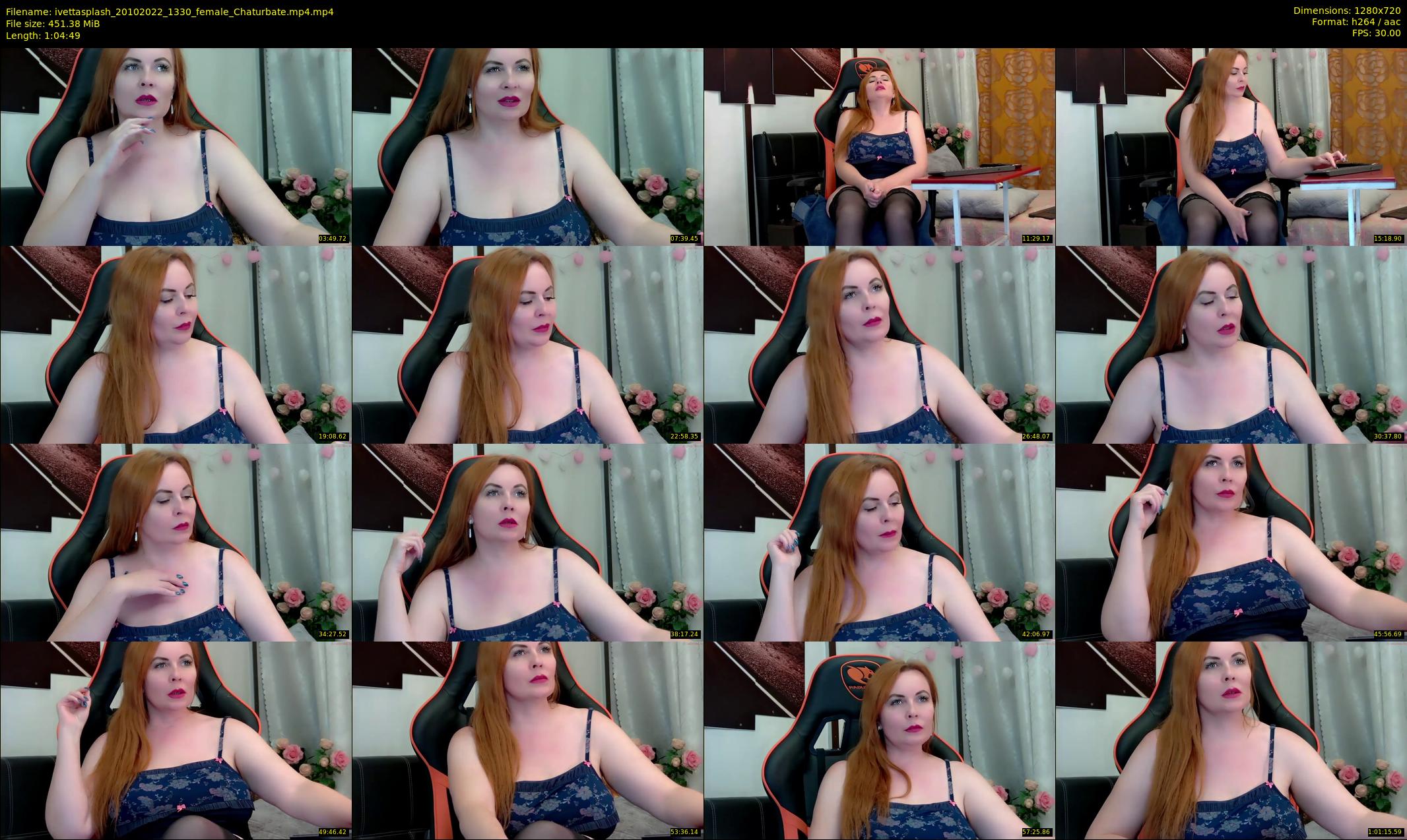 ivettasplash — 65 minute Chaturbate female cam show recording, 720p, Oct 20, 2022