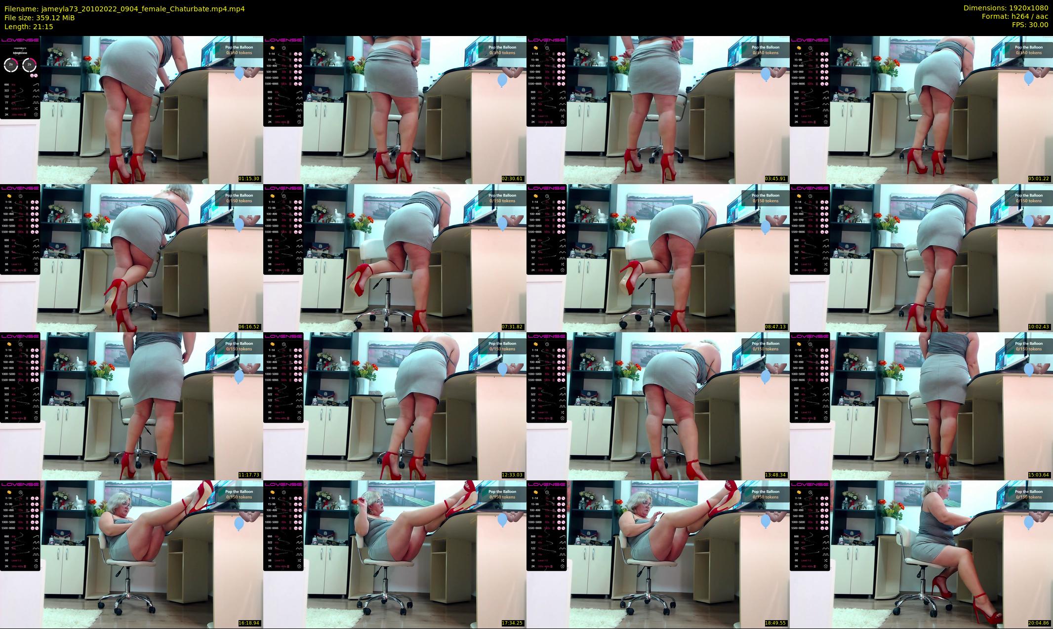 jameyla73 — 22 minute Chaturbate female cam show recording, 1080p, Oct 20, 2022