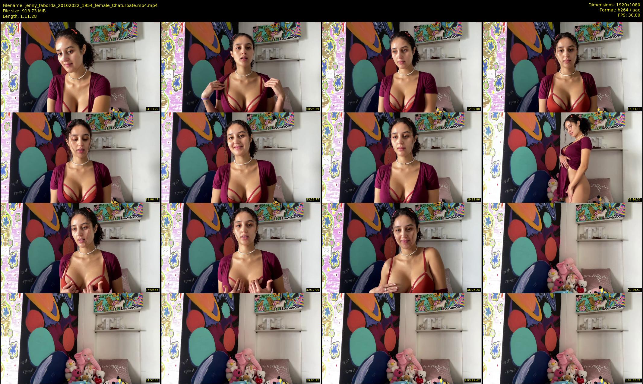 jenny_taborda — 72 minute Chaturbate female cam show recording, 1080p, Oct 20, 2022