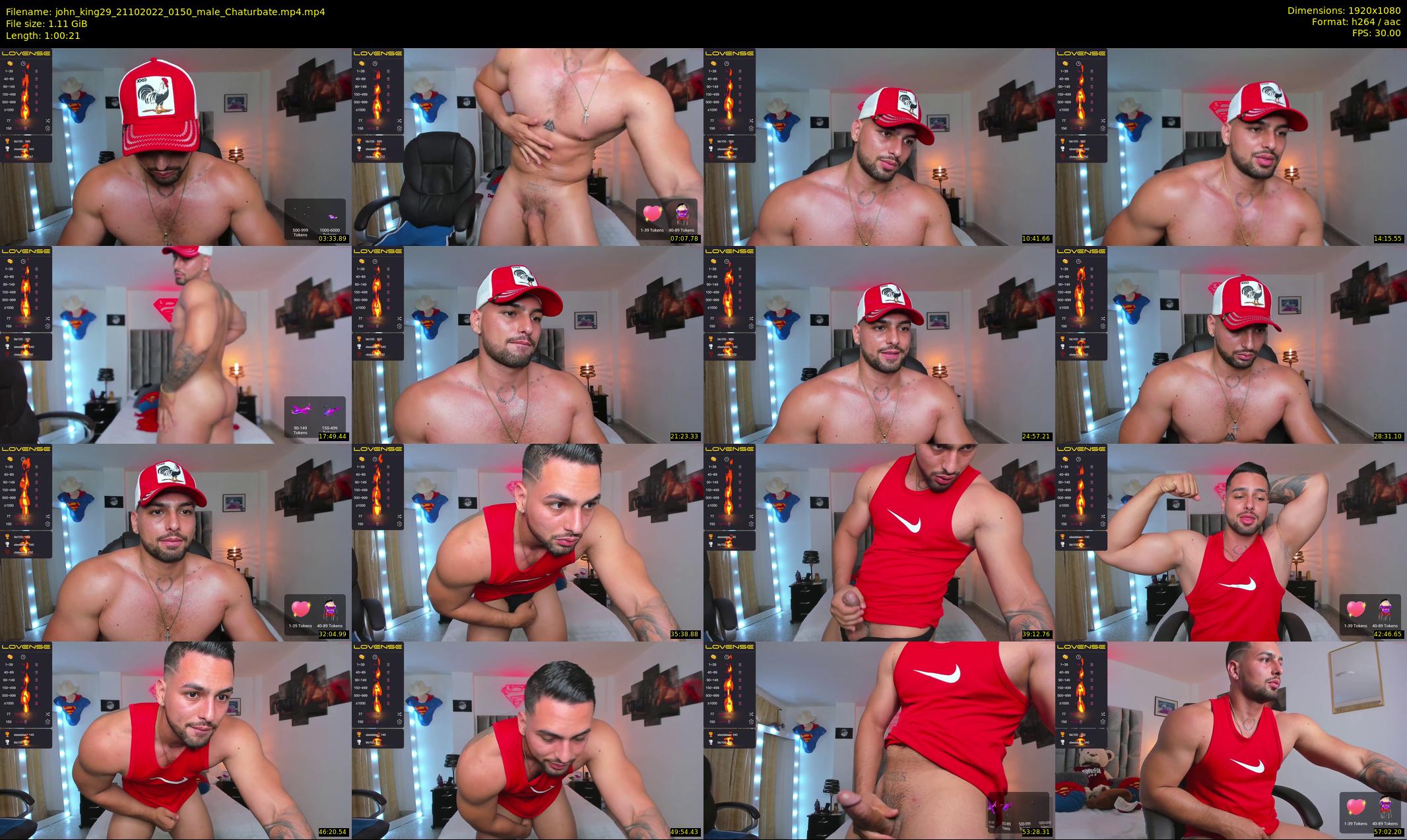 john_king29 — 61 minute Chaturbate male cam show recording, 1080p, Oct 21, 2022