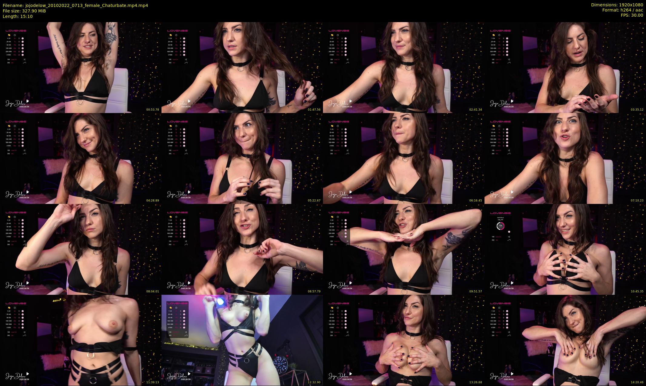 jojodelow — 16 minute Chaturbate female cam show recording, 1080p, Oct 20, 2022