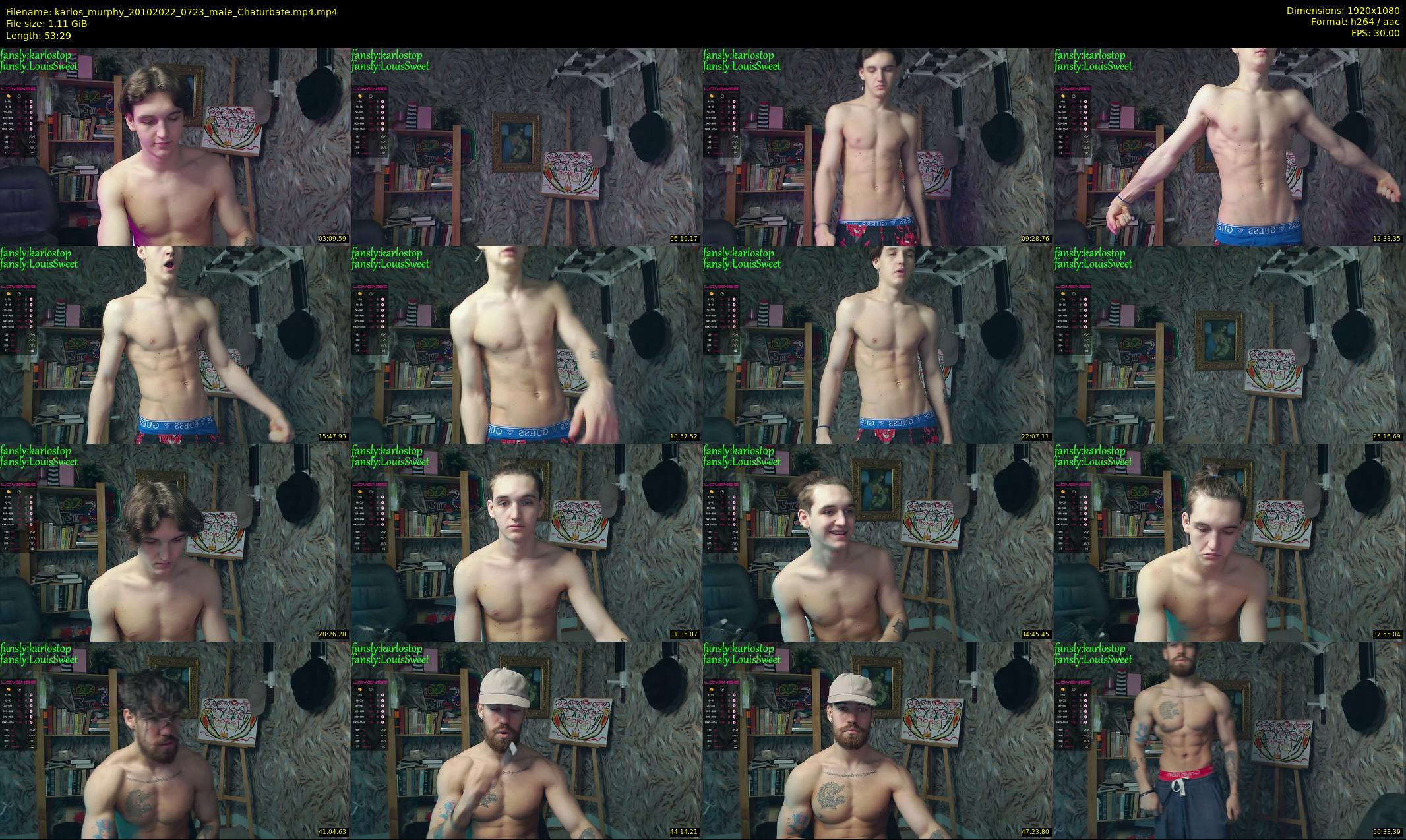 karlos_murphy — 54 minute Chaturbate male cam show recording, 1080p, Oct 20, 2022