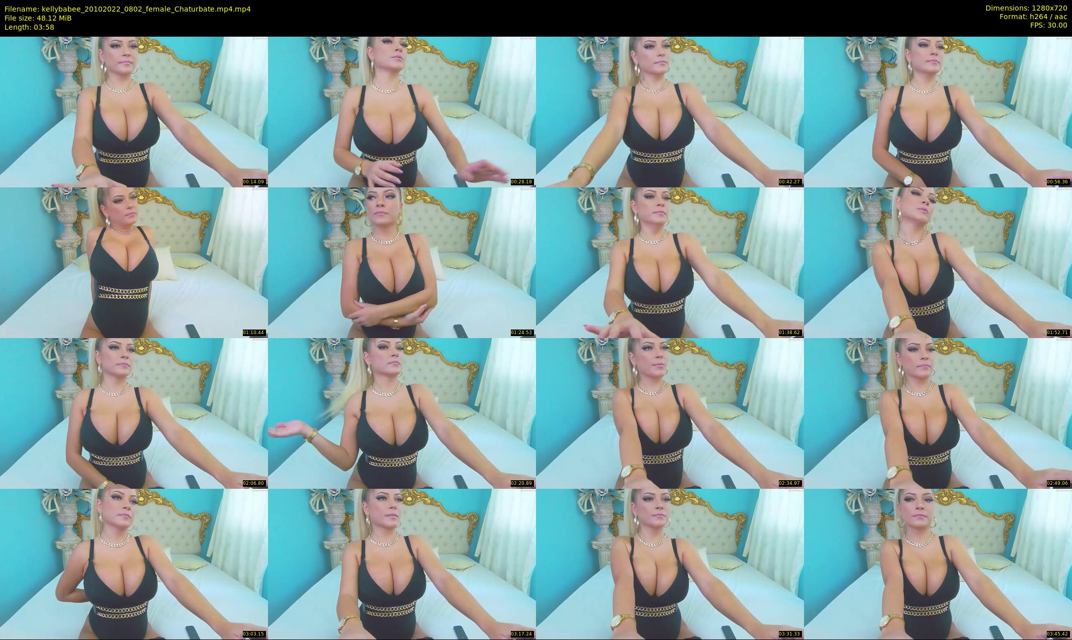 kellybabee — 4 minute Chaturbate female cam show recording, 720p, Oct 20, 2022