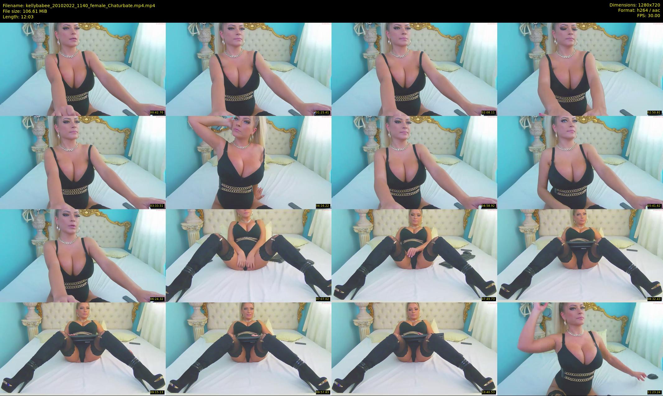 kellybabee — 13 minute Chaturbate female cam show recording, 720p, Oct 20, 2022