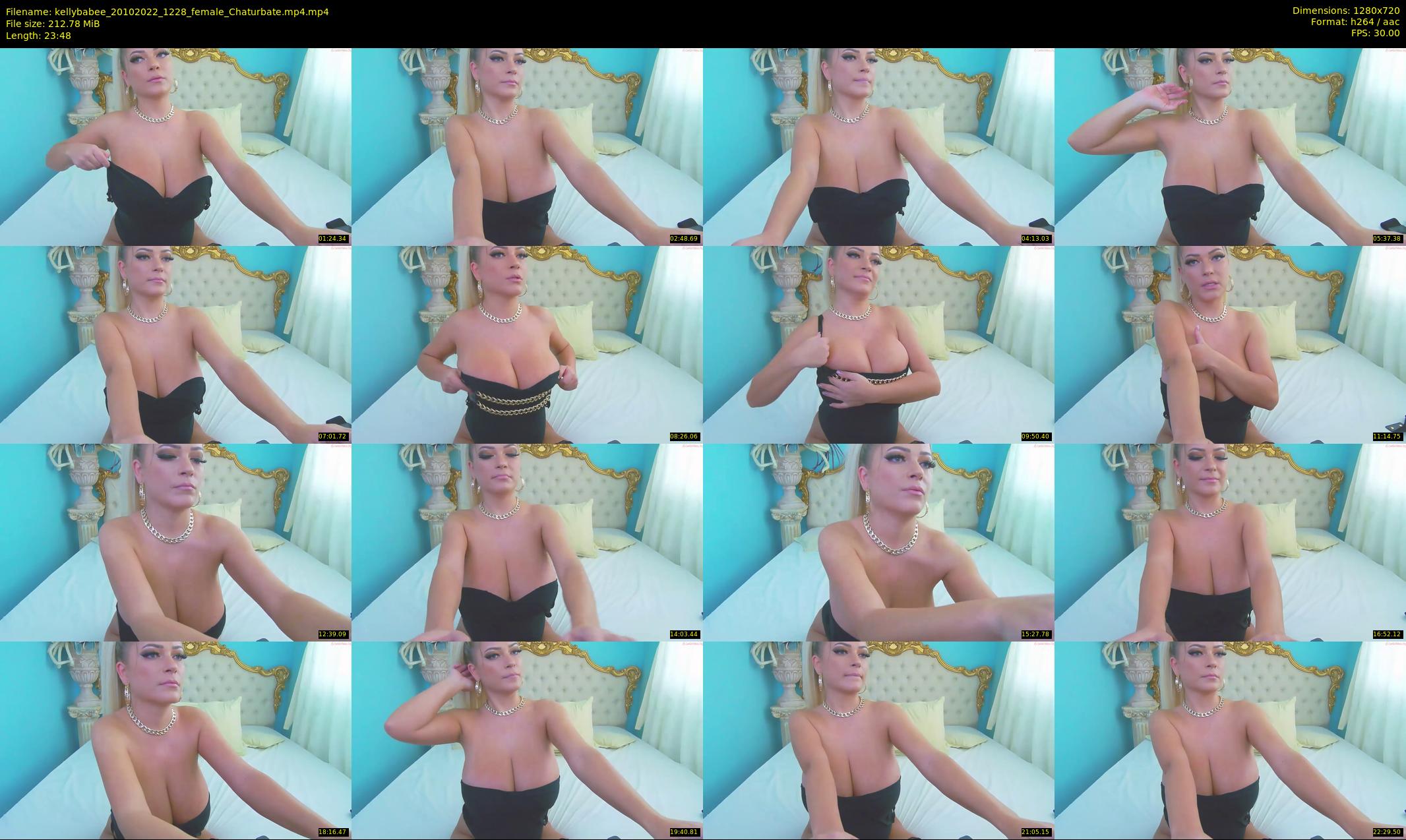 kellybabee — 24 minute Chaturbate female cam show recording, 720p, Oct 20, 2022