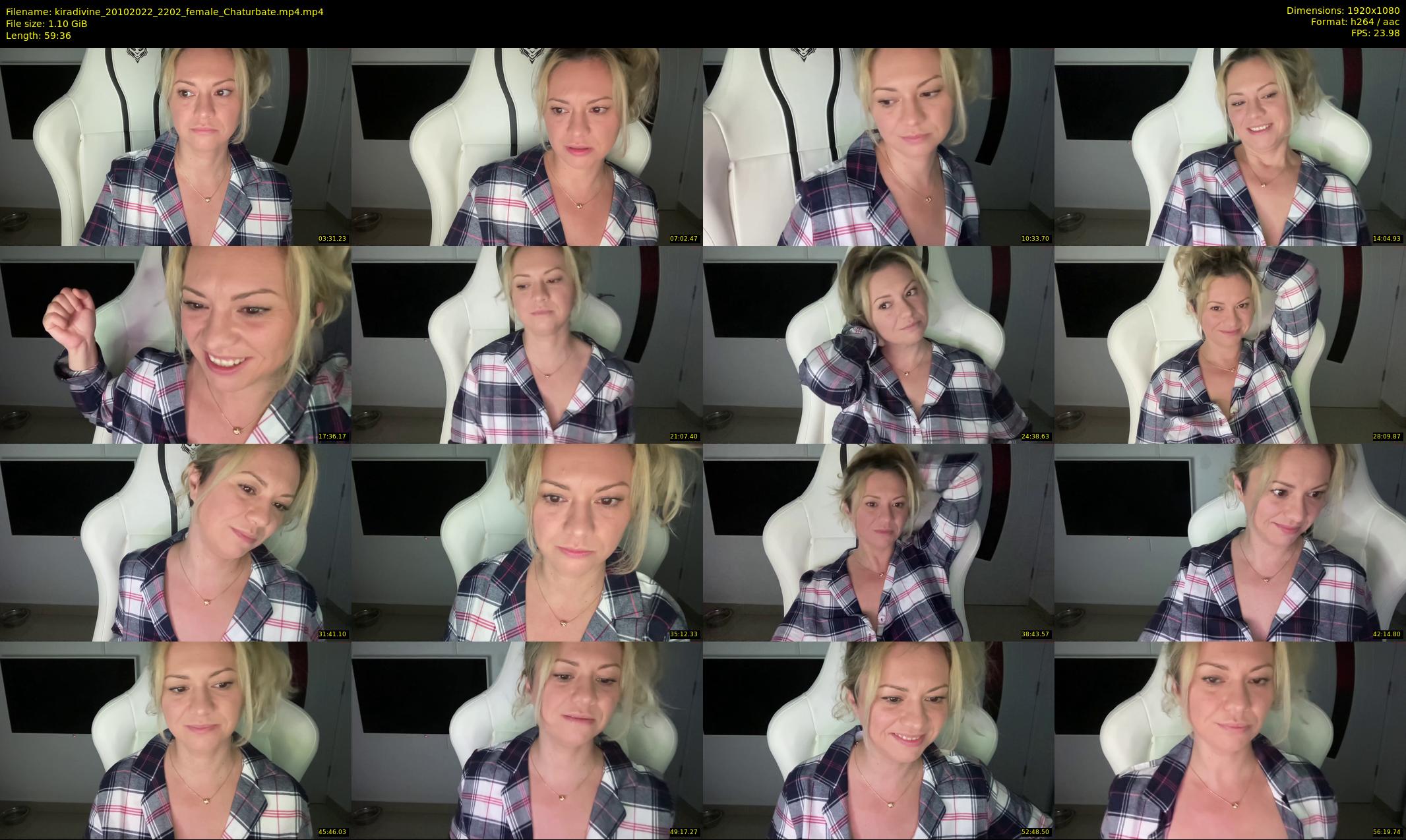 kiradivine — 60 minute Chaturbate female cam show recording, 1080p, Oct 20, 2022