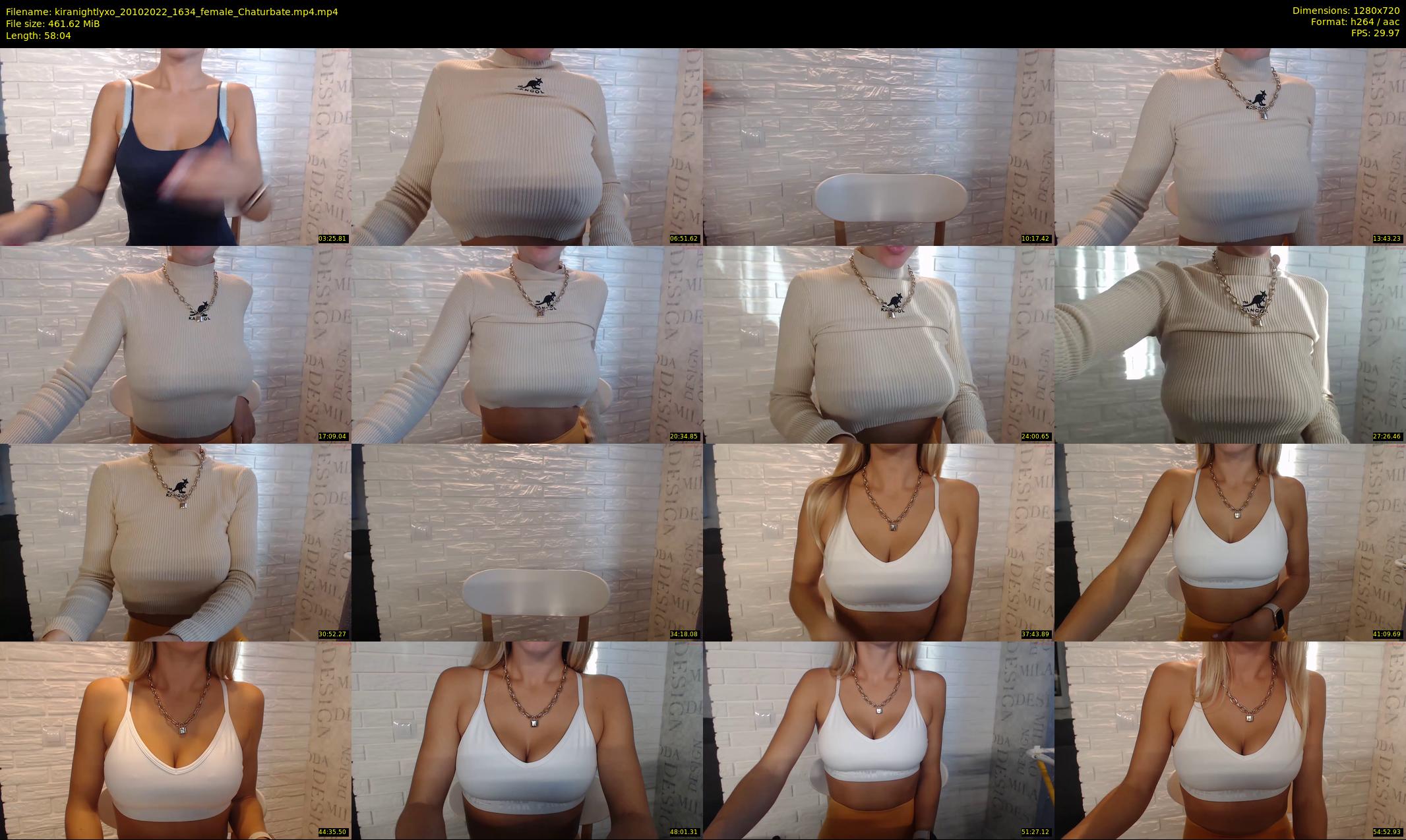 kiranightlyxo — 59 minute Chaturbate female cam show recording, 720p, Oct 20, 2022