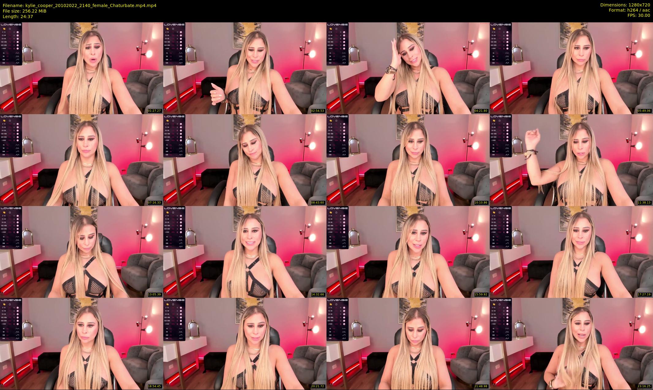 kylie_cooper — 25 minute Chaturbate female cam show recording, 720p, Oct 20, 2022