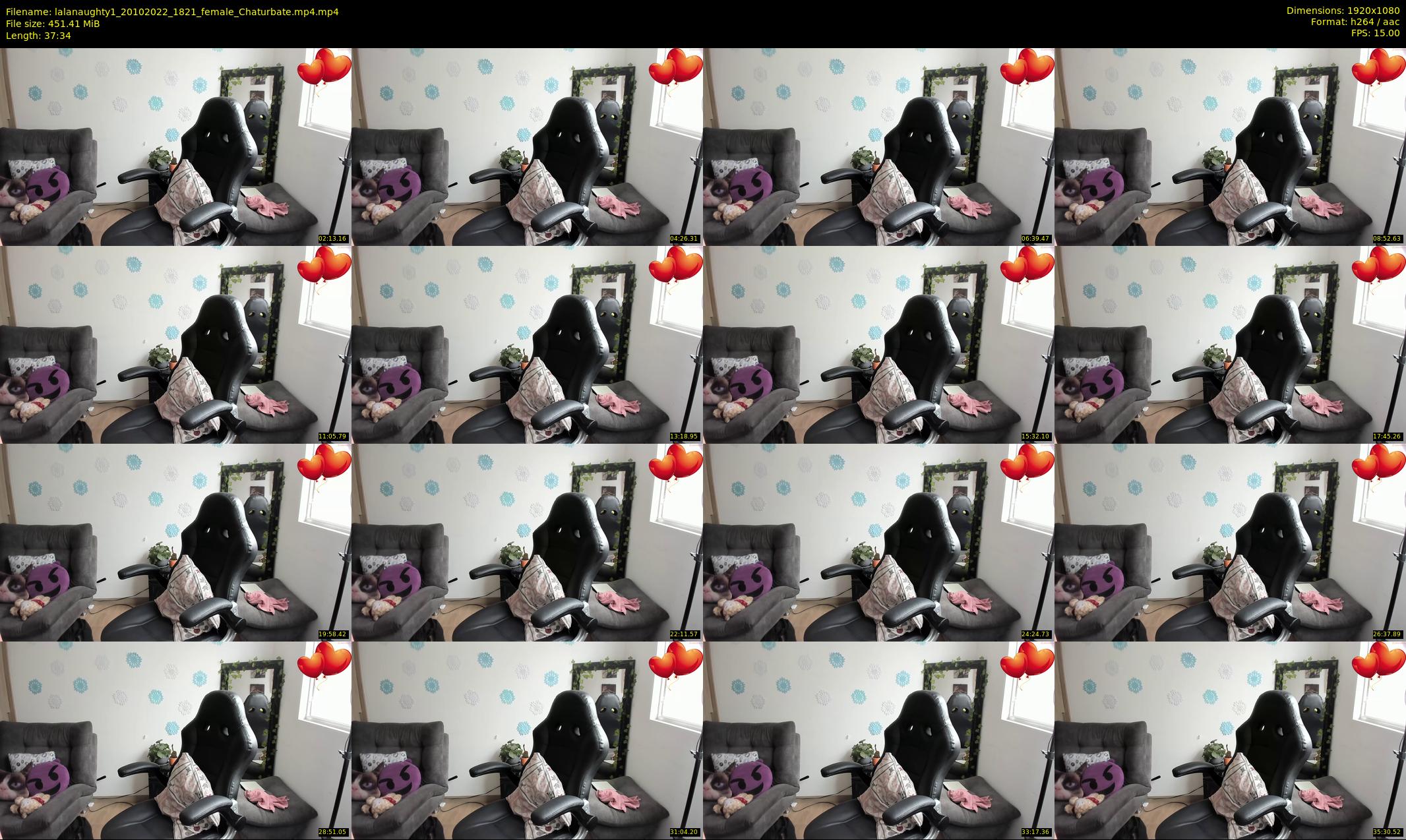 lalanaughty1 — 38 minute Chaturbate female cam show recording, 1080p, Oct 20, 2022