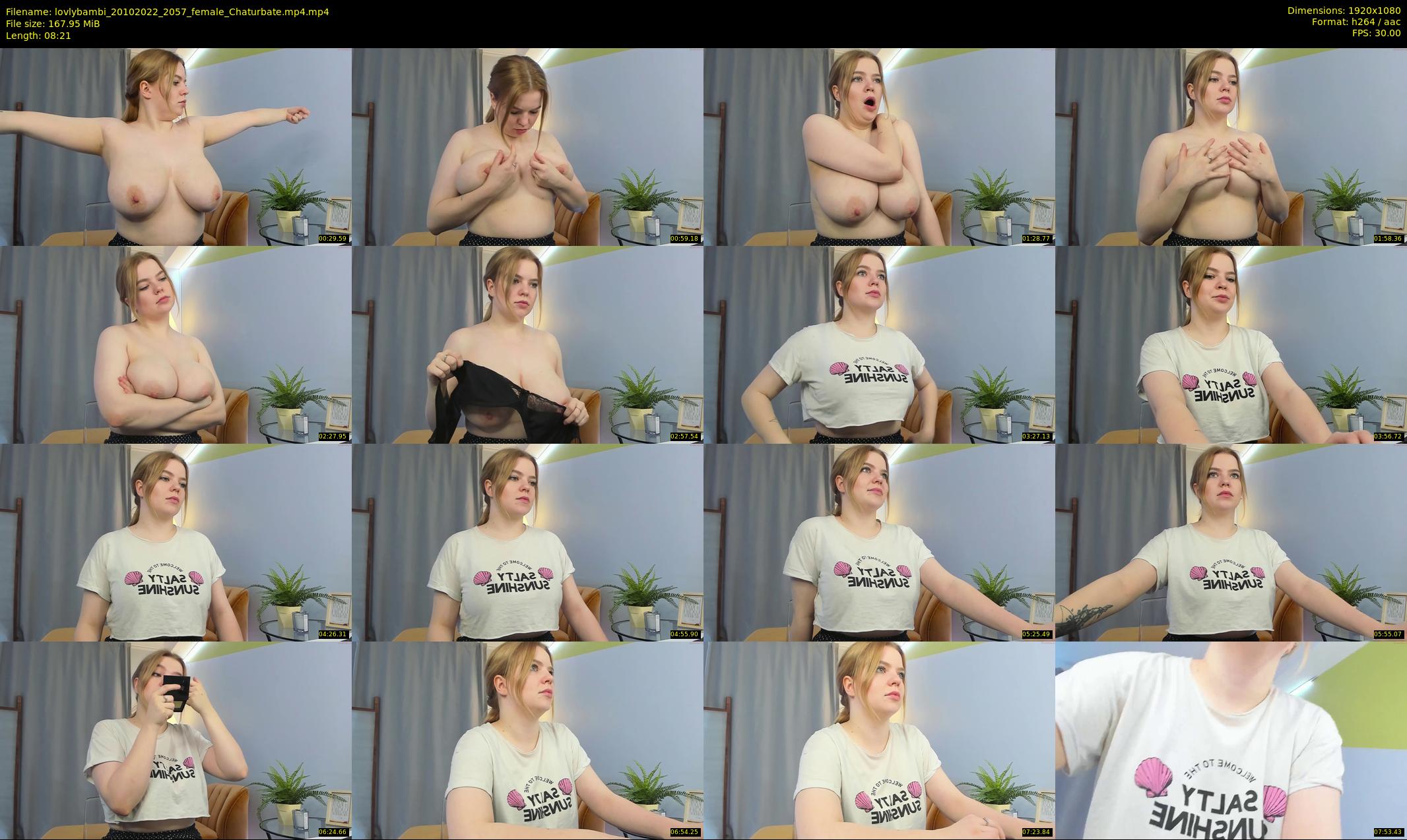 lovlybambi — 9 minute Chaturbate female cam show recording, 1080p, Oct 20, 2022