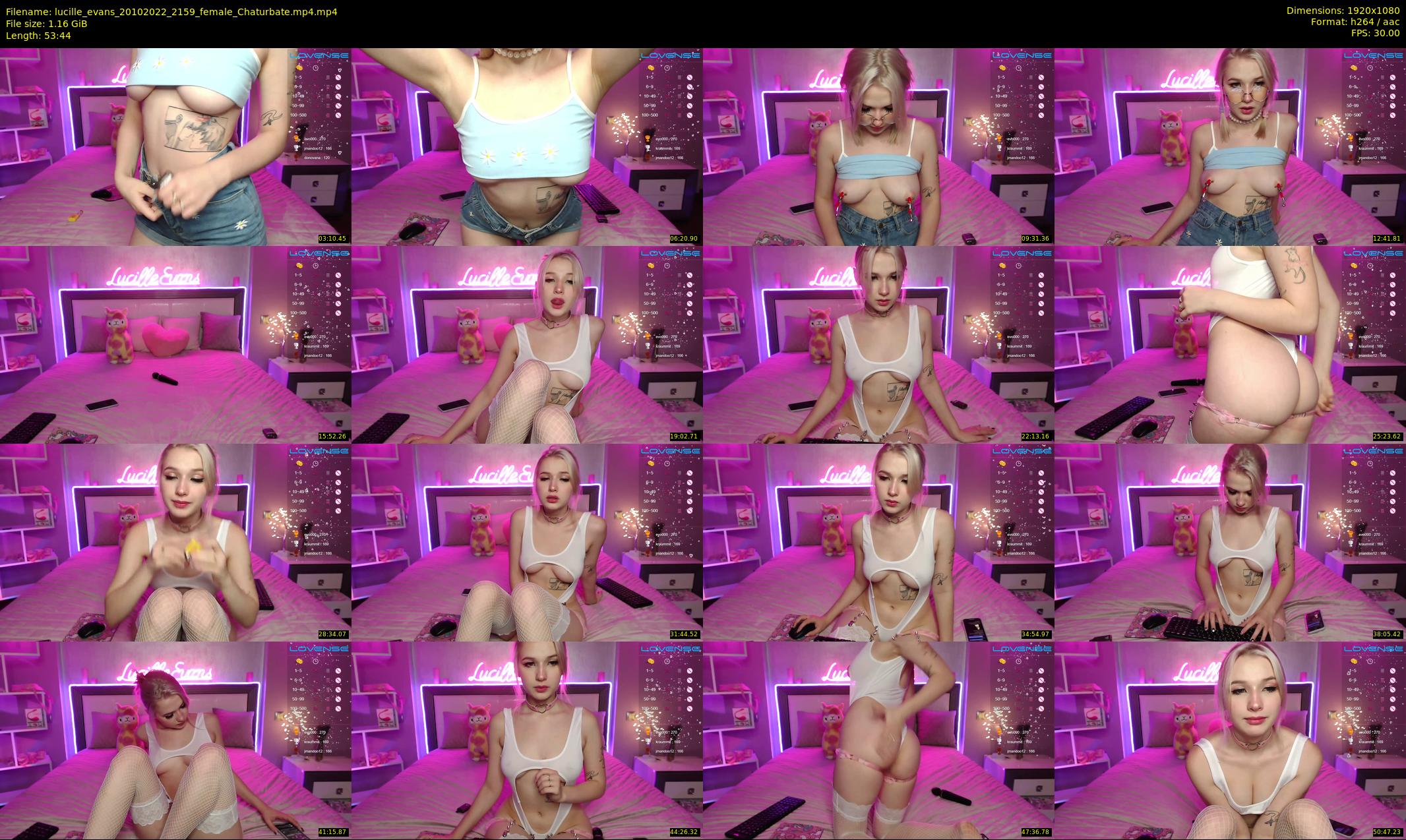lucille_evans — 54 minute Chaturbate female cam show recording, 1080p, Oct 20, 2022