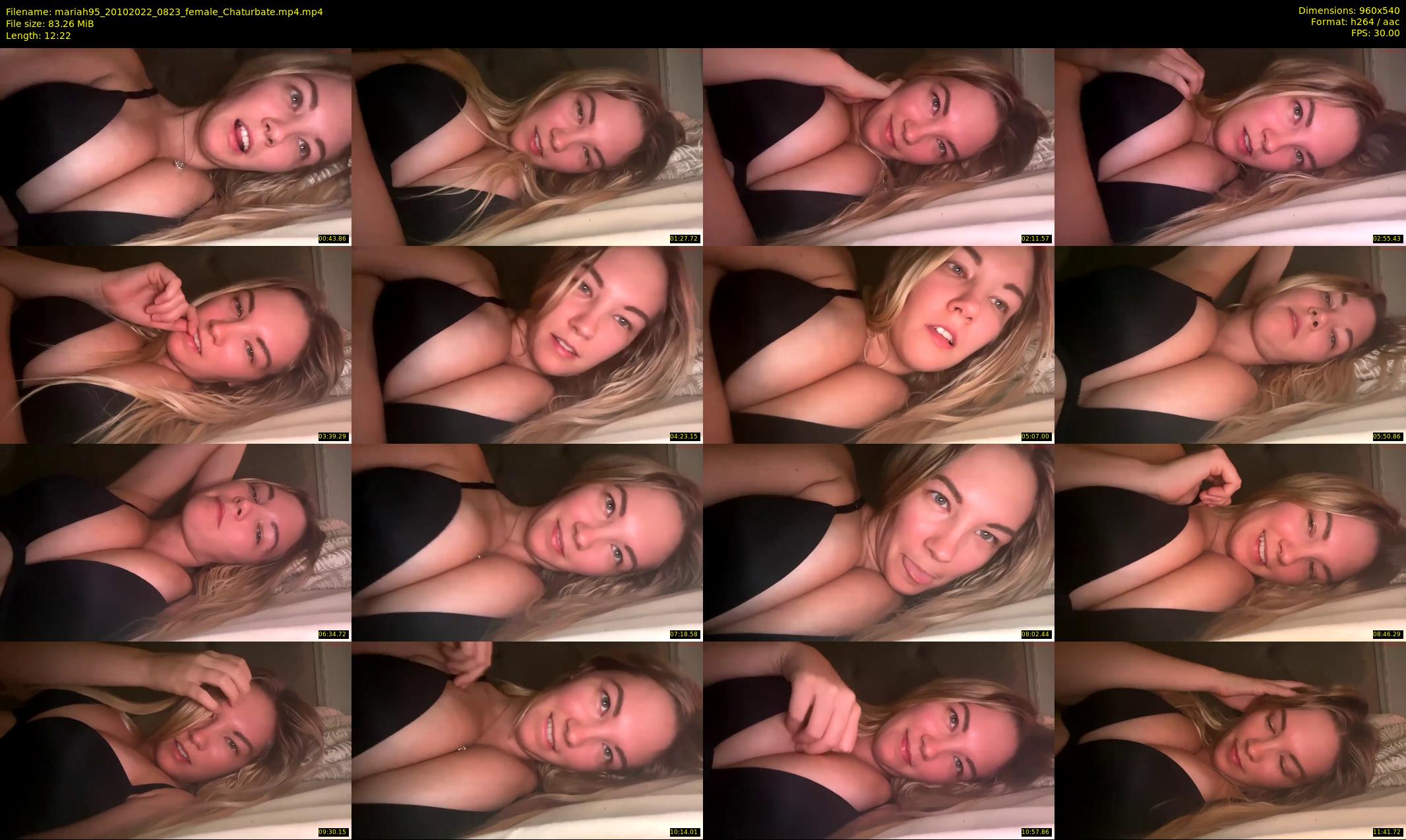 mariah95 — 13 minute Chaturbate female cam show recording, 480p, Oct 20, 2022