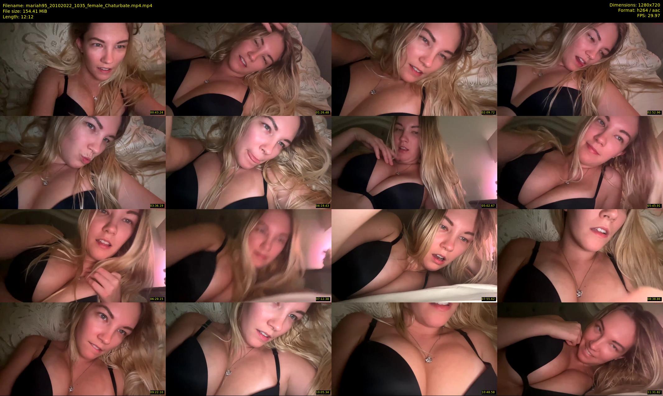 mariah95 — 13 minute Chaturbate female cam show recording, 720p, Oct 20, 2022