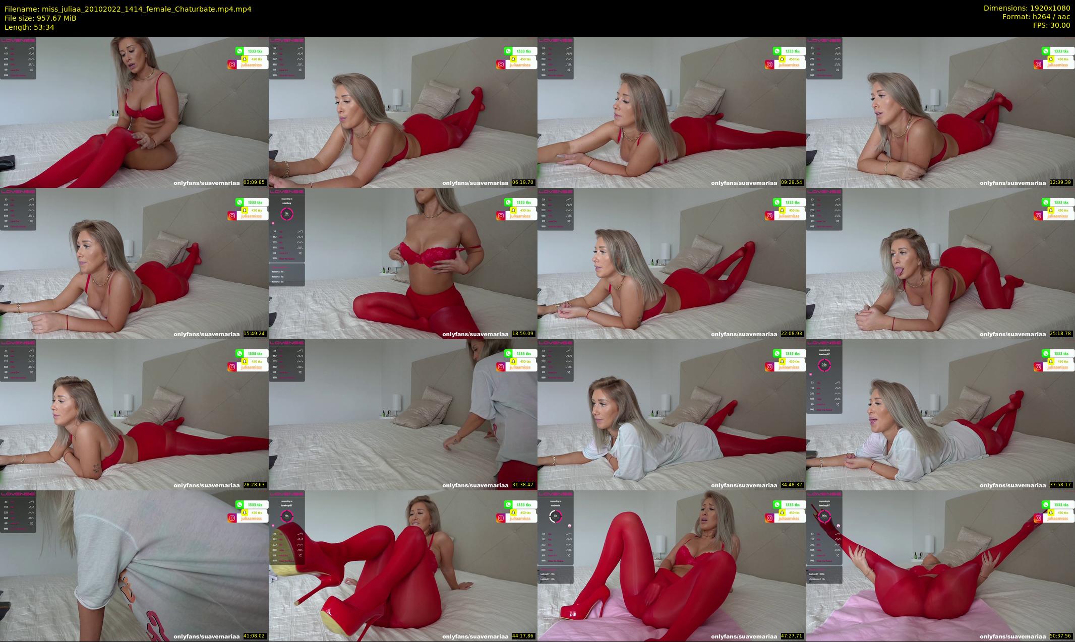 miss_juliaa — 54 minute Chaturbate female cam show recording, 1080p, Oct 20, 2022