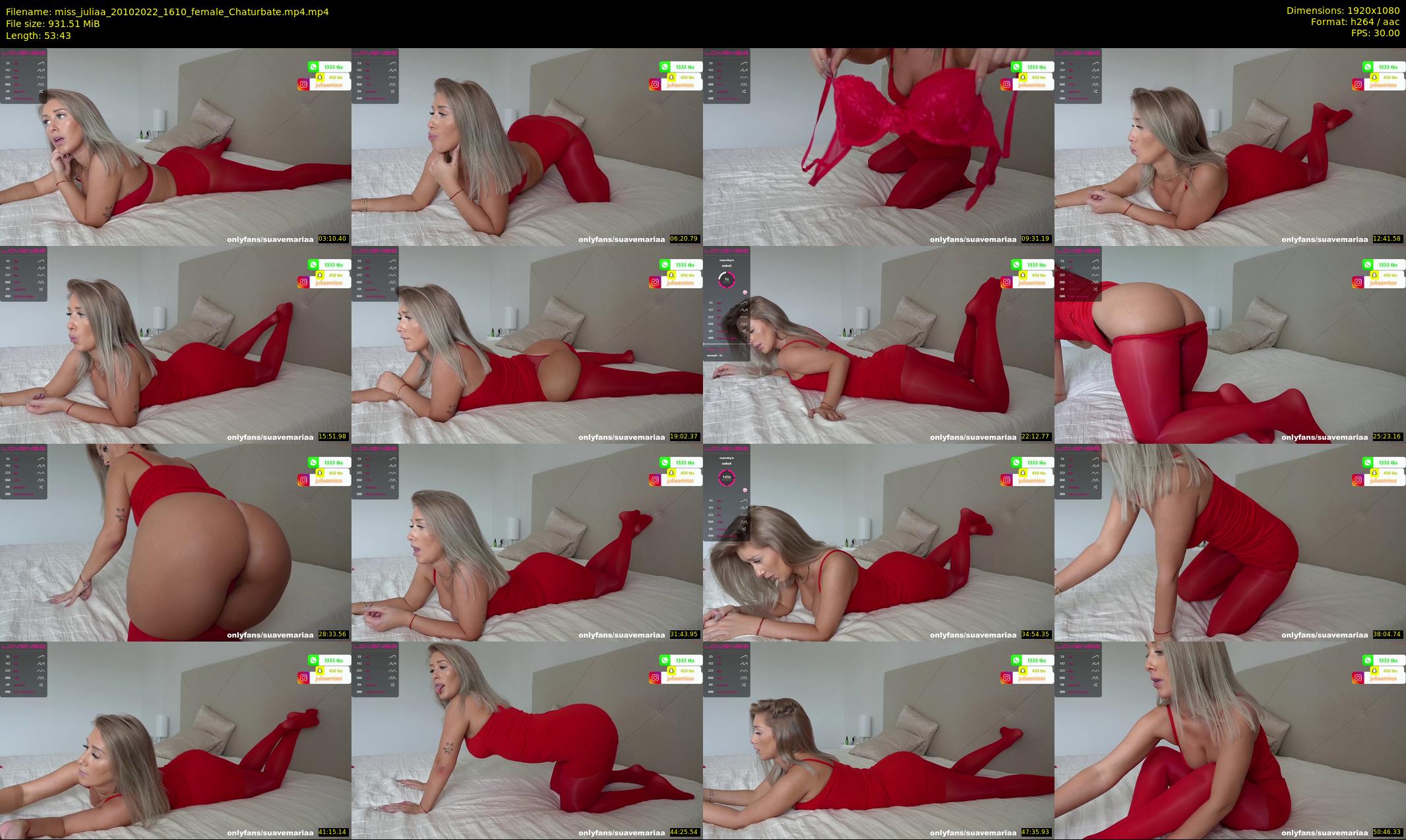 miss_juliaa — 54 minute Chaturbate female cam show recording, 1080p, Oct 20, 2022