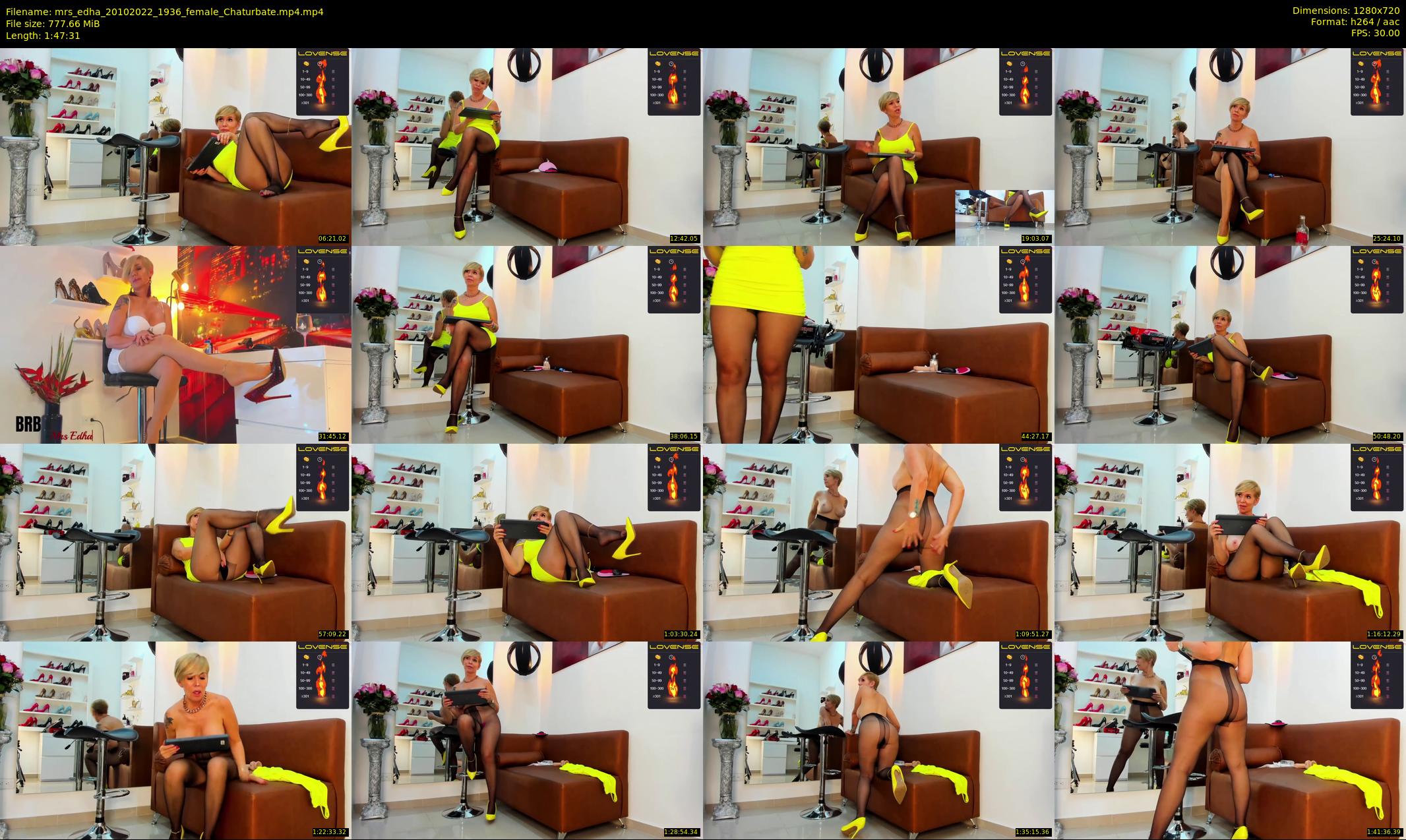 mrs_edha — 108 minute Chaturbate female cam show recording, 720p, Oct 20, 2022