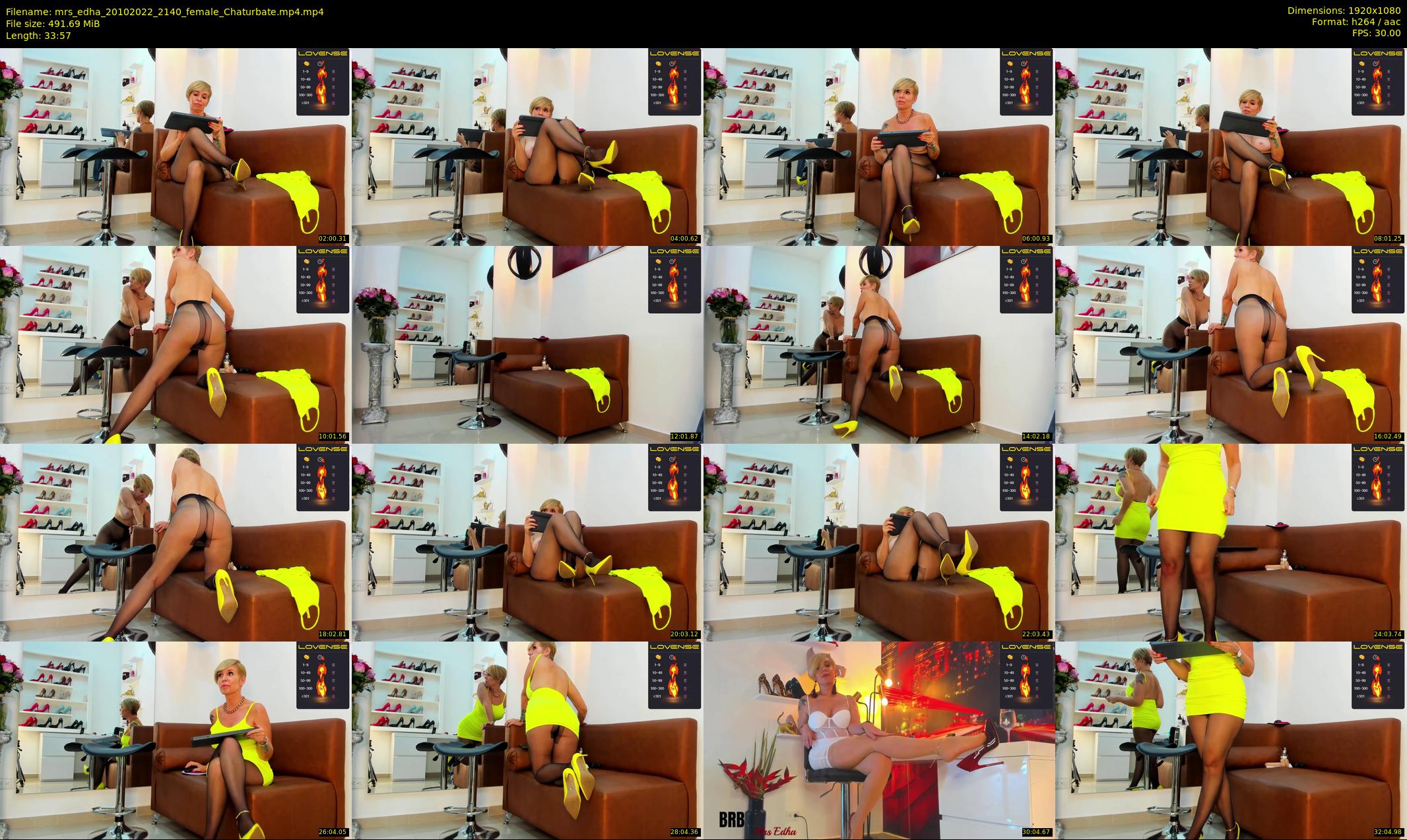 mrs_edha — 34 minute Chaturbate female cam show recording, 1080p, Oct 20, 2022