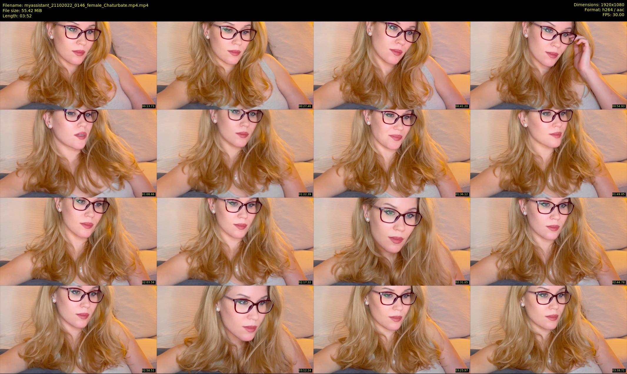 myassistant — 4 minute Chaturbate female cam show recording, 1080p, Oct 21, 2022