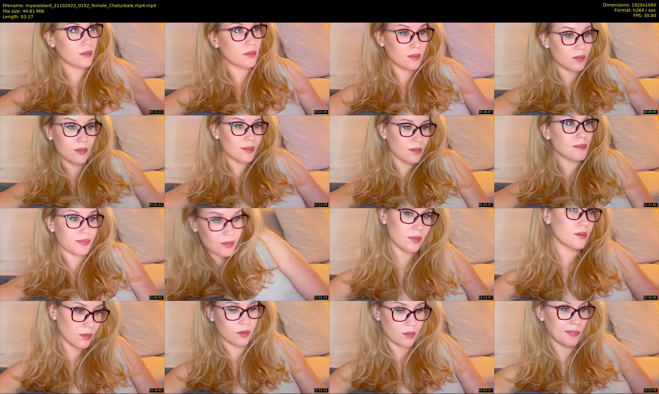myassistant — 4 minute Chaturbate female cam show recording, 1080p, Oct 21, 2022