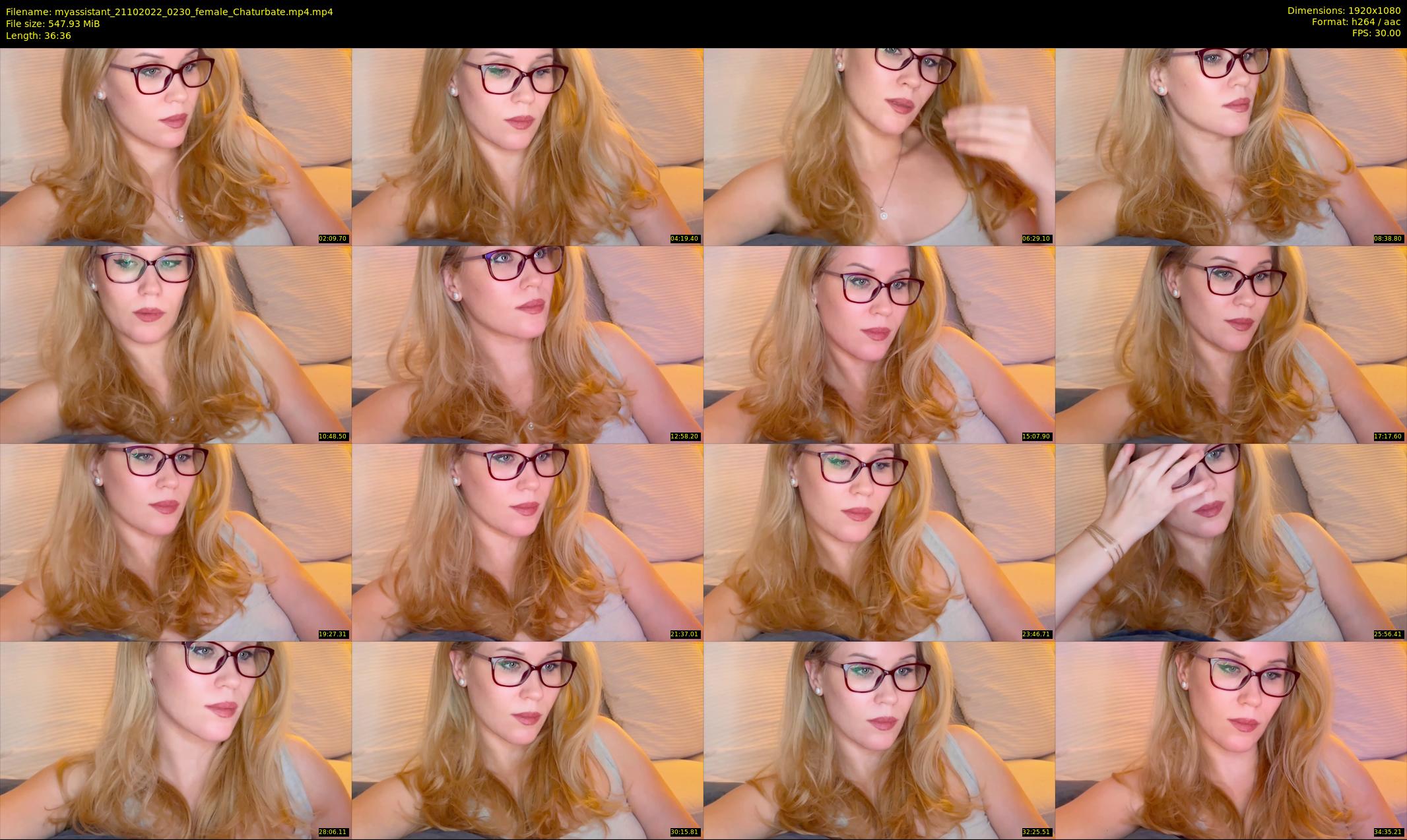 myassistant — 37 minute Chaturbate female cam show recording, 1080p, Oct 21, 2022