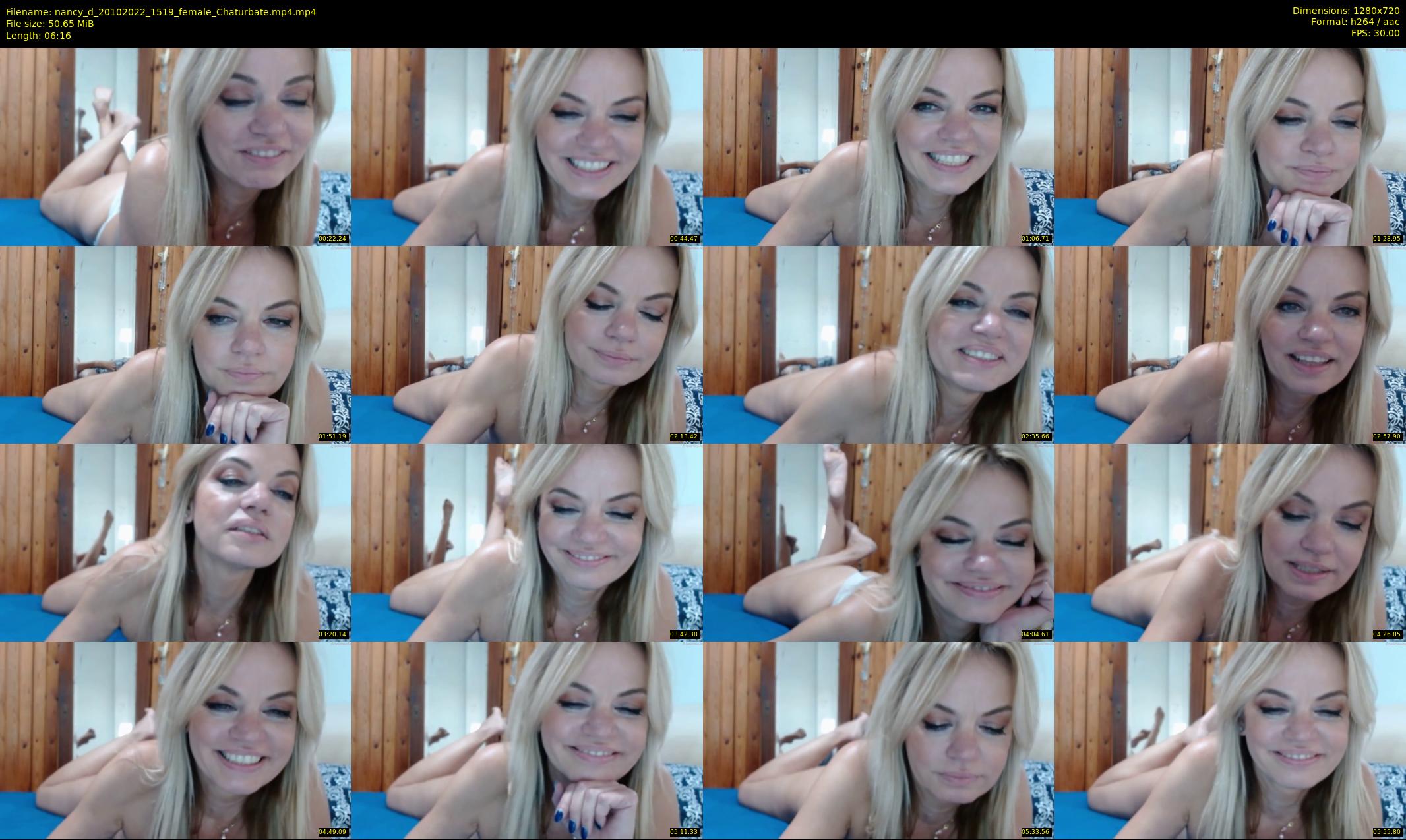 nancy_d — 7 minute Chaturbate female cam show recording, 720p, Oct 20, 2022