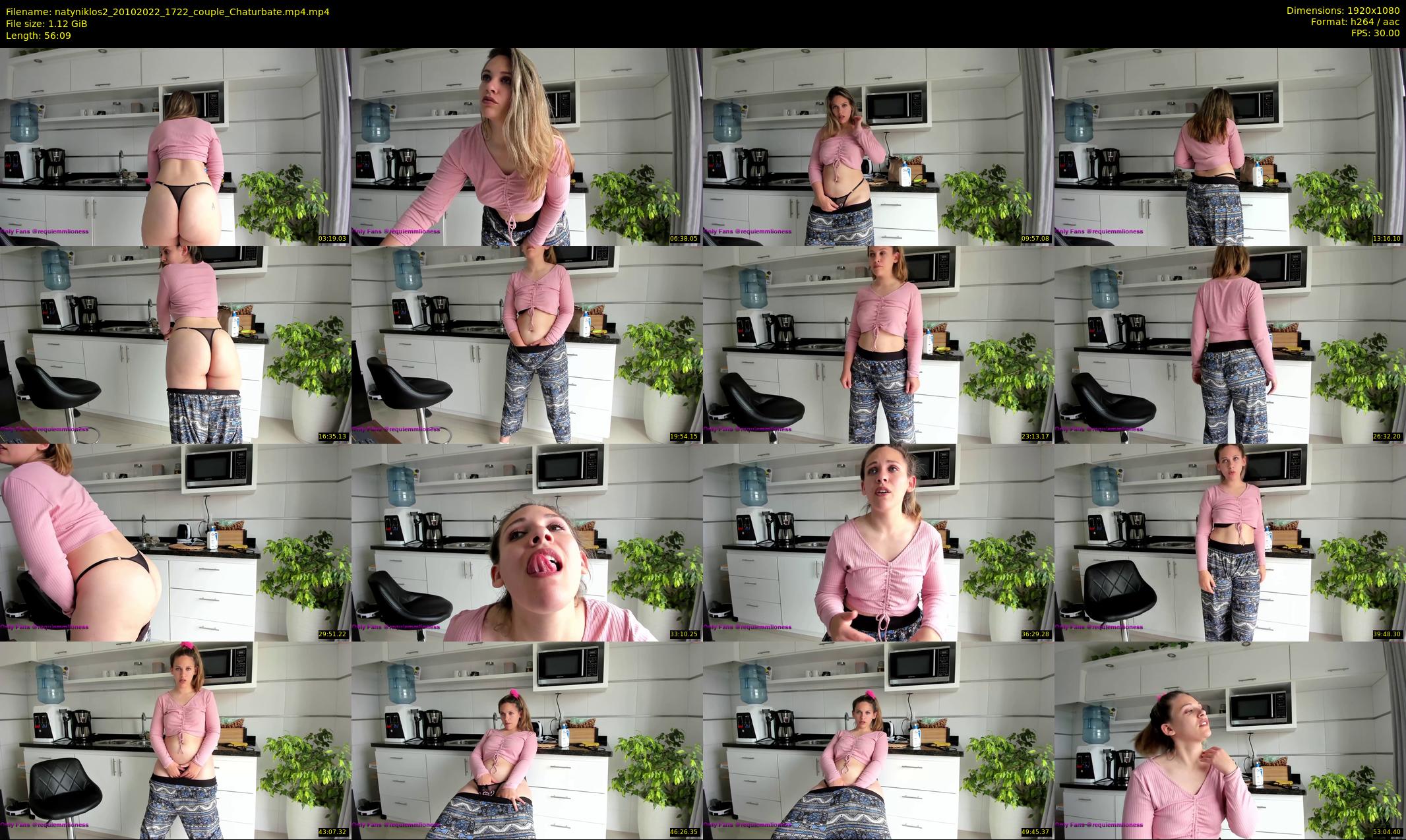 natyniklos2 — 57 minute Chaturbate couple cam show recording, 1080p, Oct 20, 2022