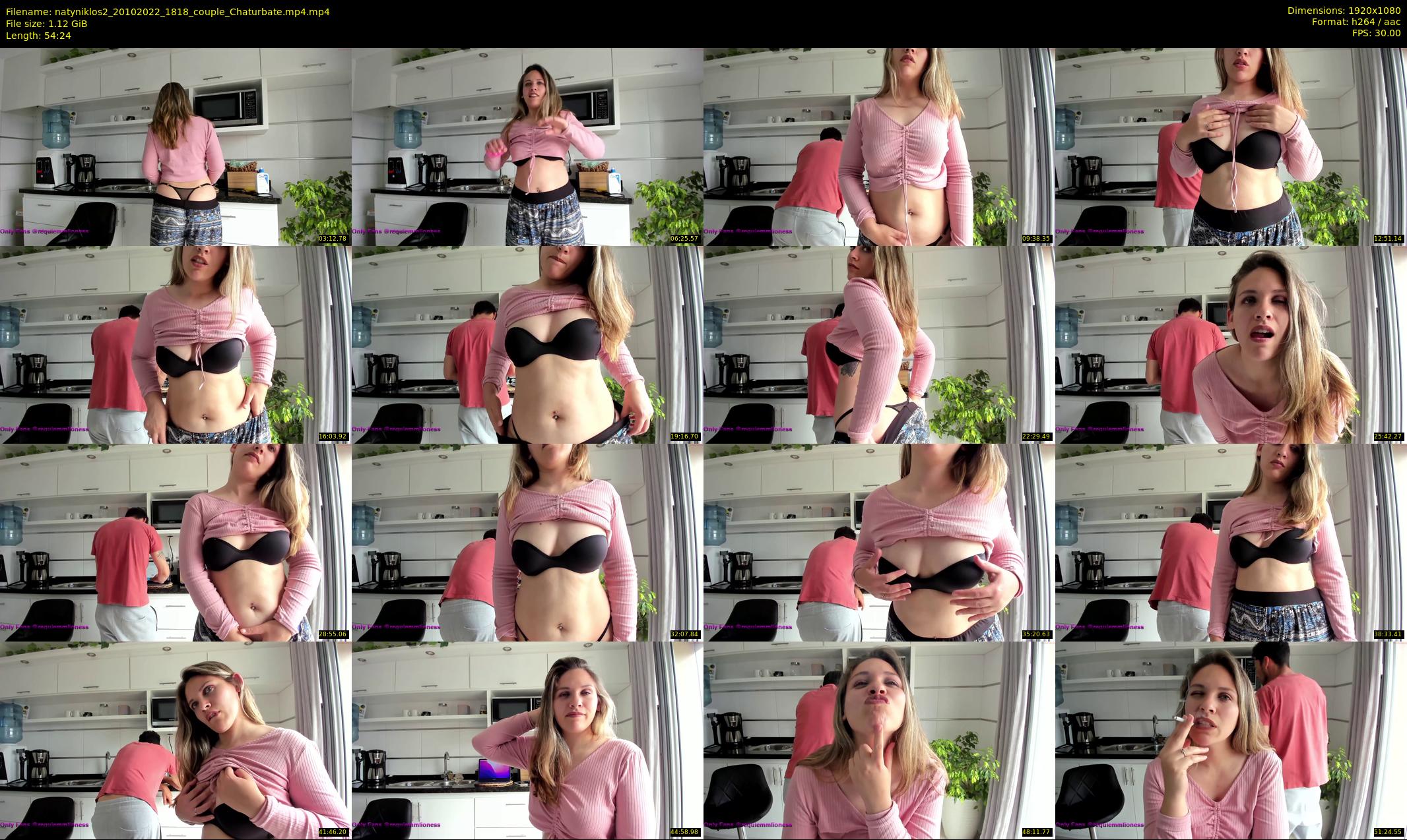 natyniklos2 — 55 minute Chaturbate couple cam show recording, 1080p, Oct 20, 2022