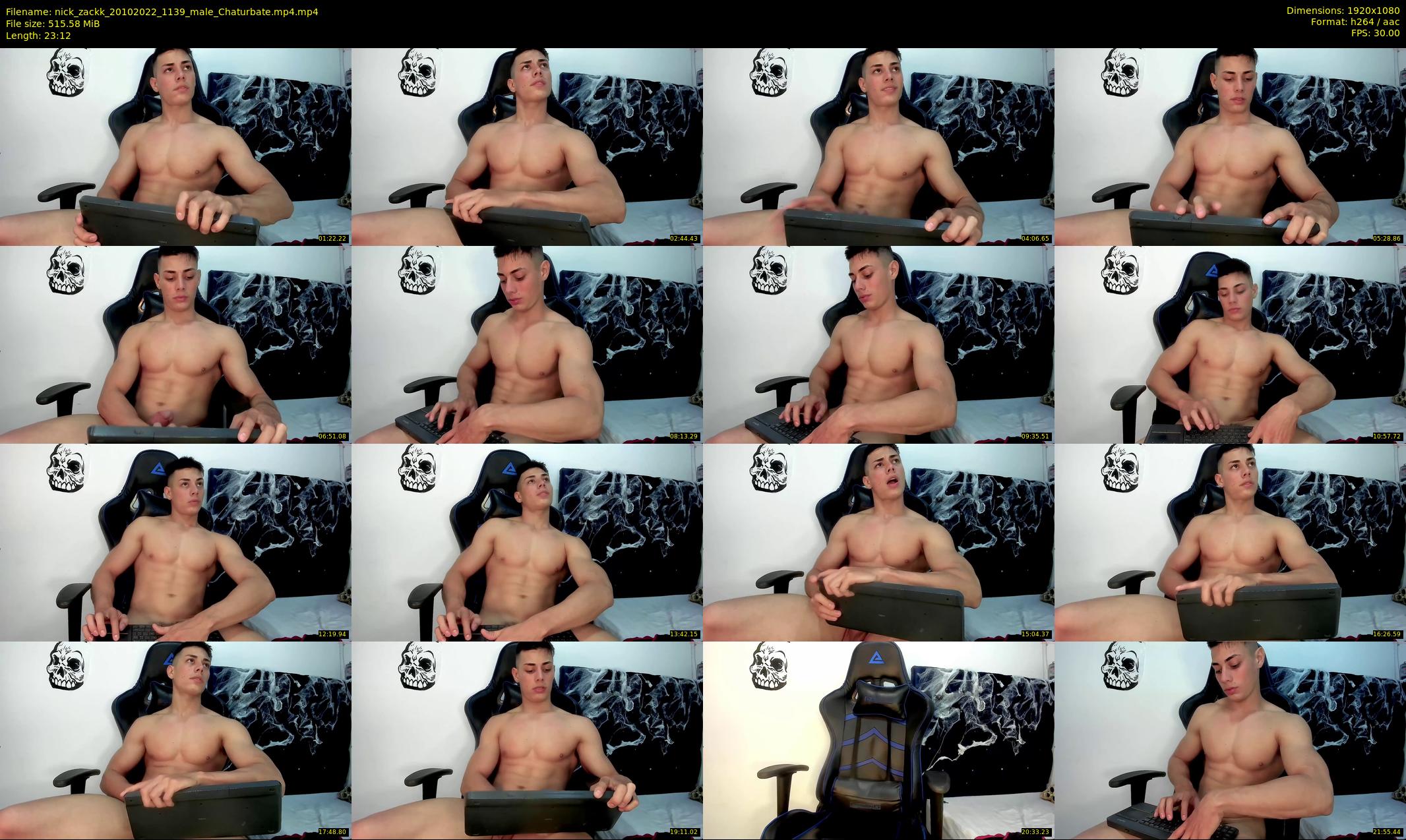 nick_zackk — 24 minute Chaturbate male cam show recording, 1080p, Oct 20, 2022